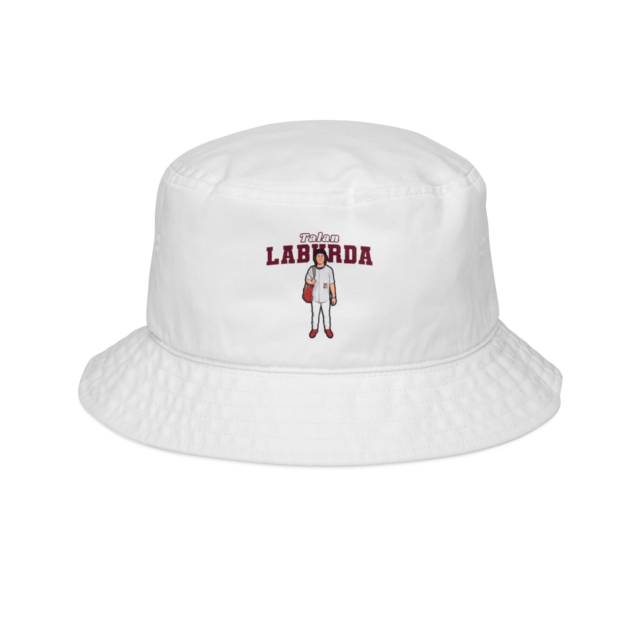 Bucket Hat — character_name_arch in White