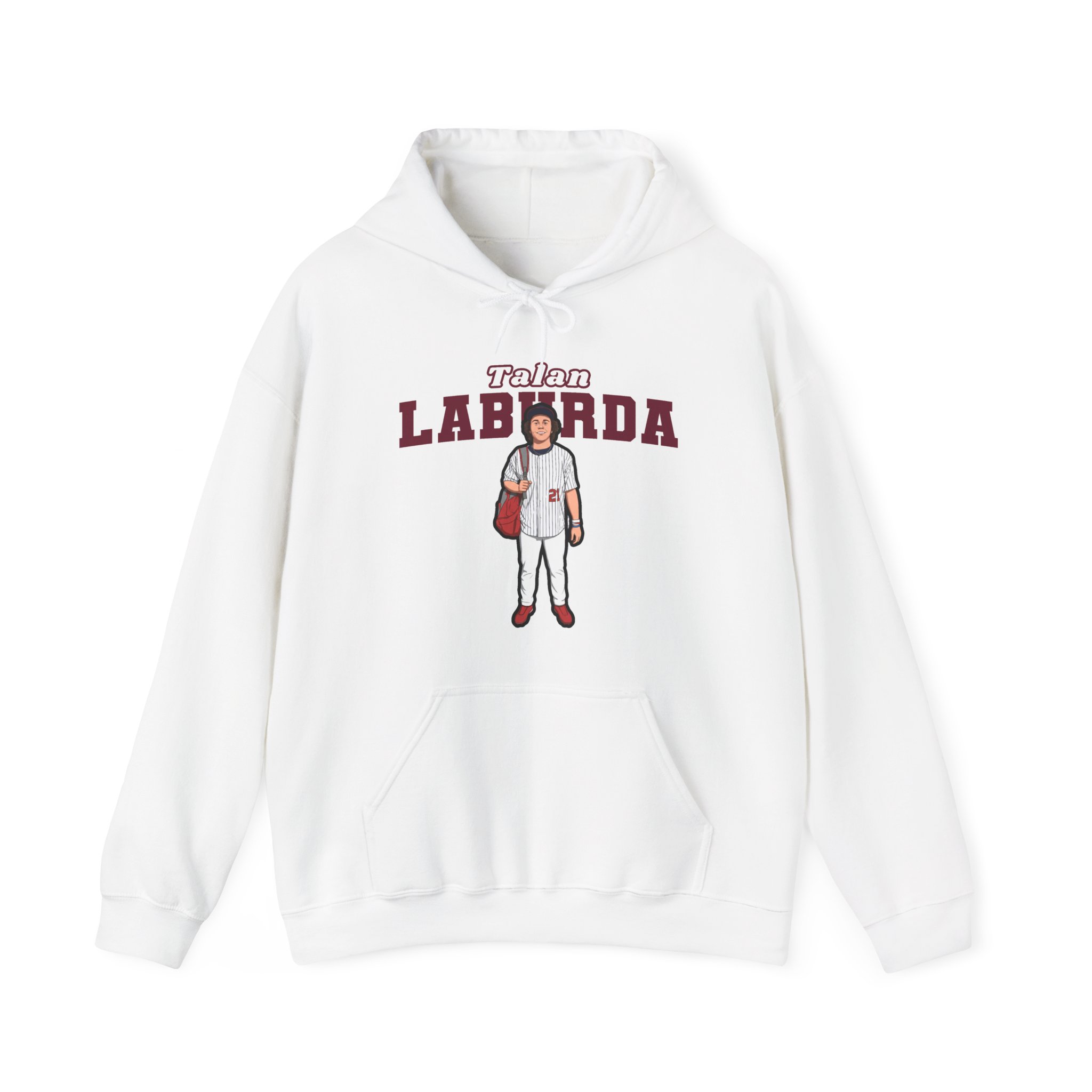 Hoodie — character_name_arch in White