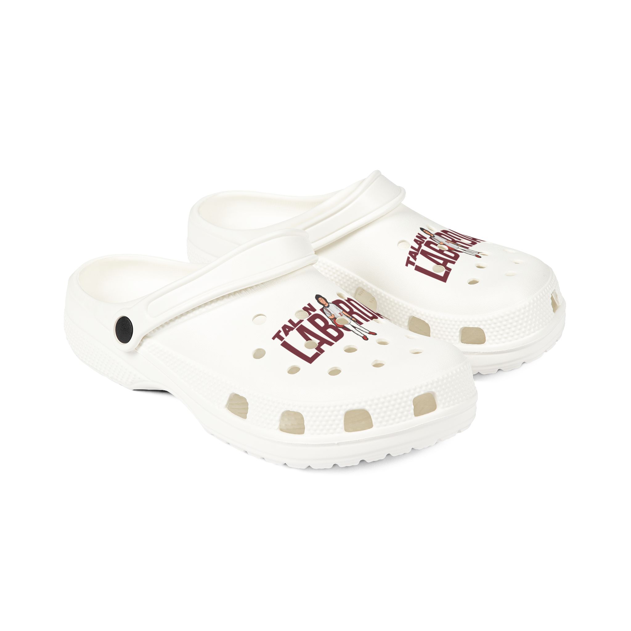 Rubber Clogs — character_player_name in White