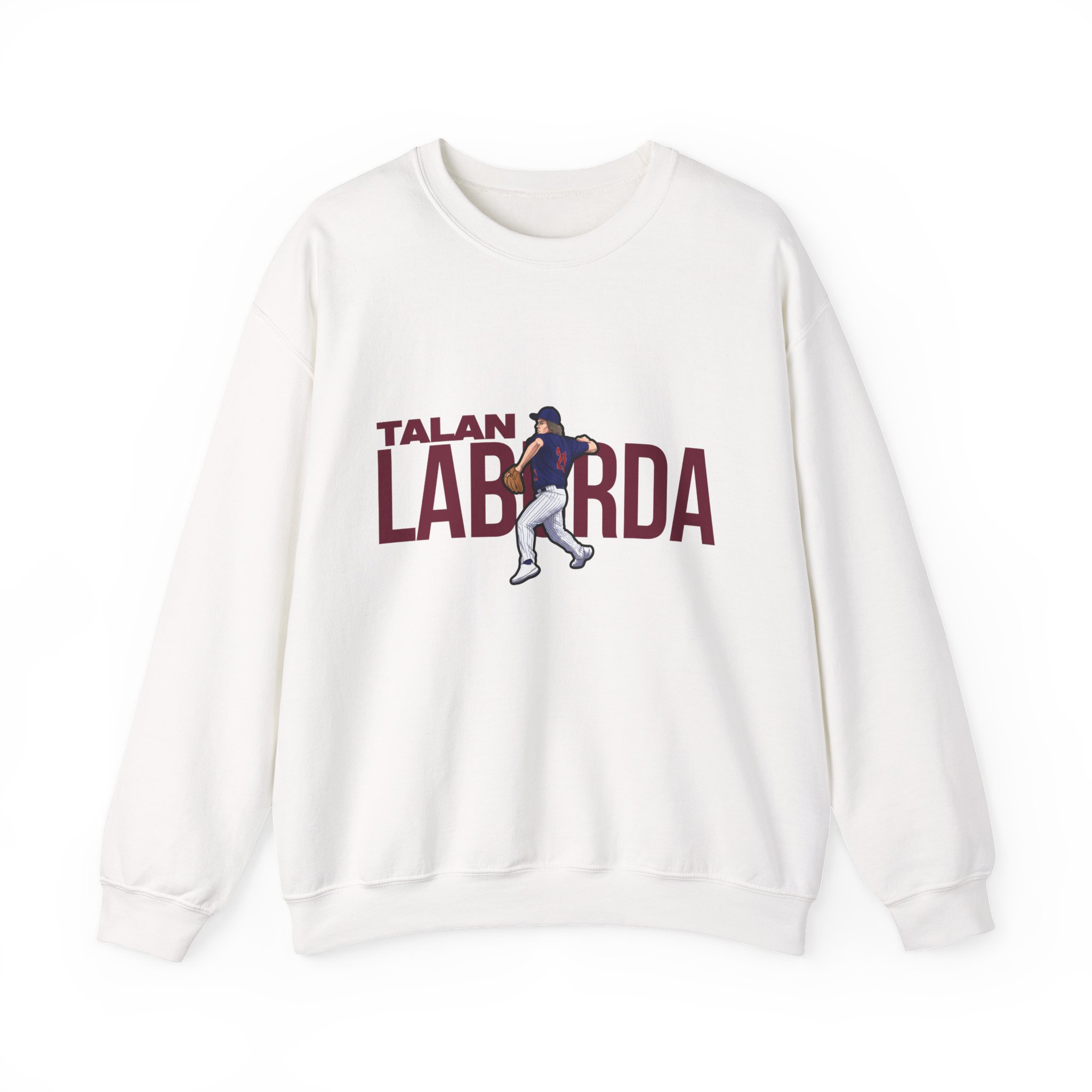 Crewneck Sweatshirt — character_player_name in White