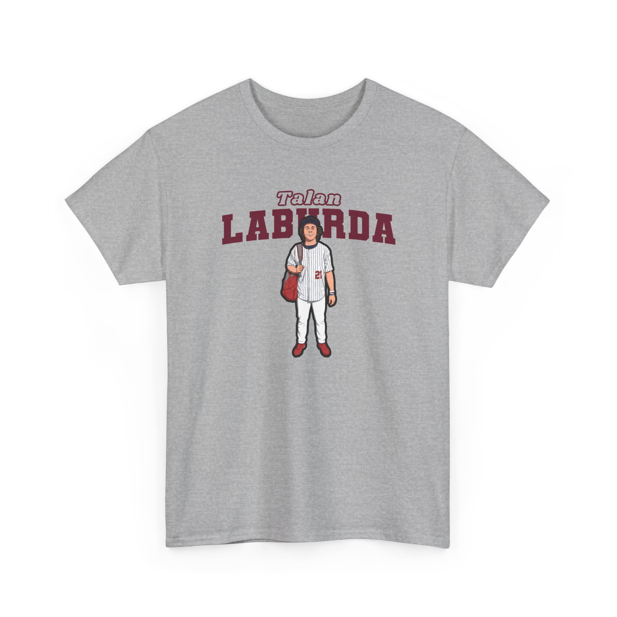 Tee — character_name_arch in Grey