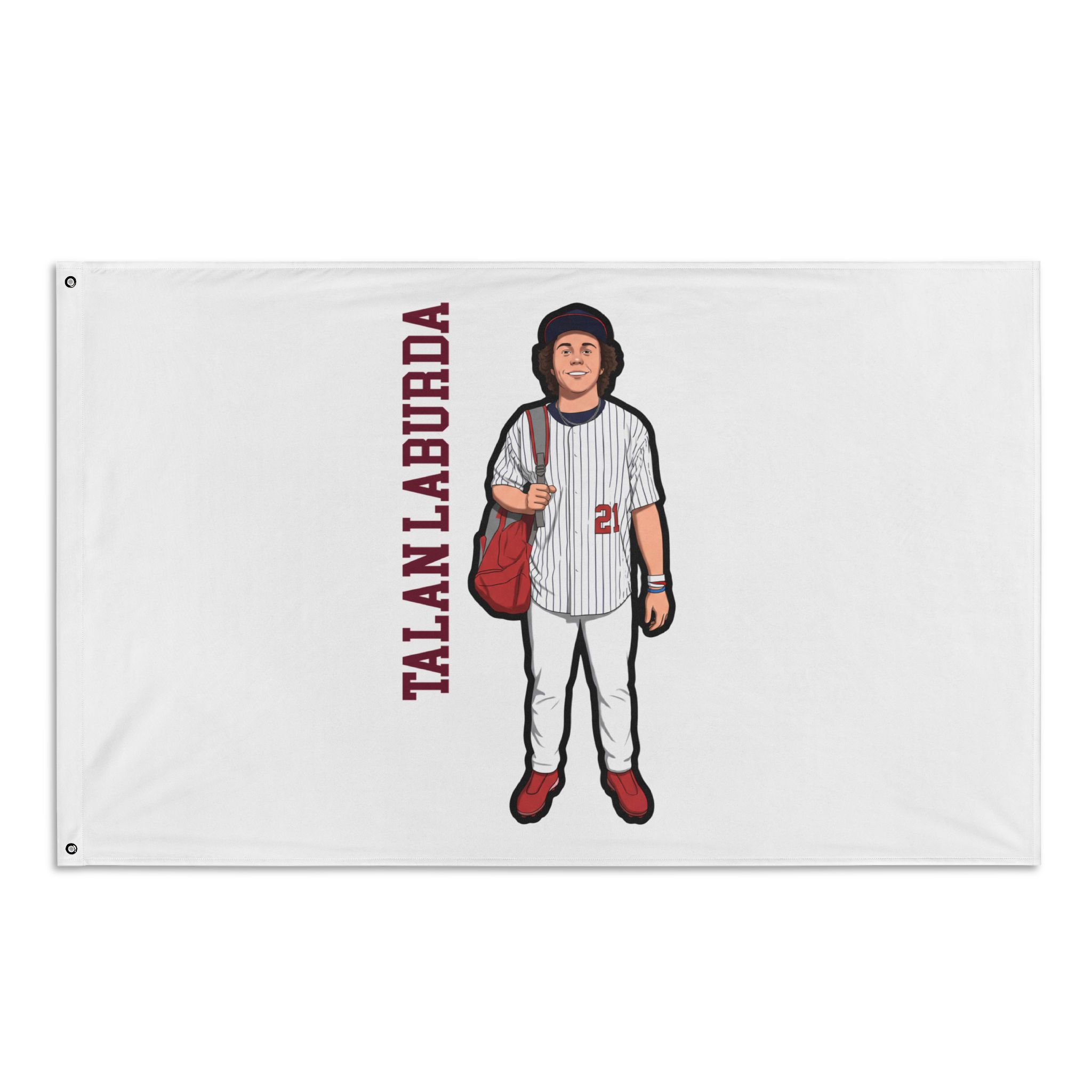 Flag (35 × 56 in) — character_name_vertical in Classic