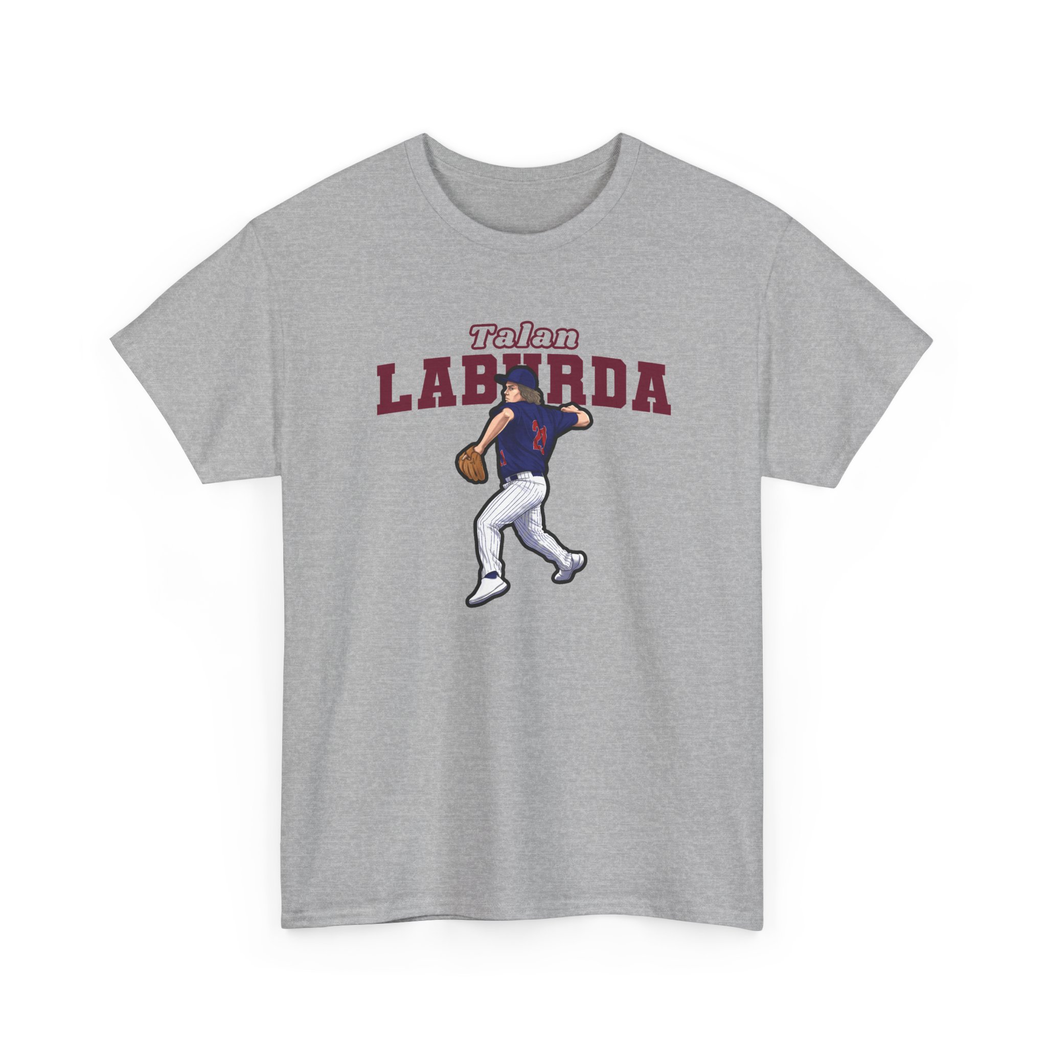 Tee — character_name_arch in Grey