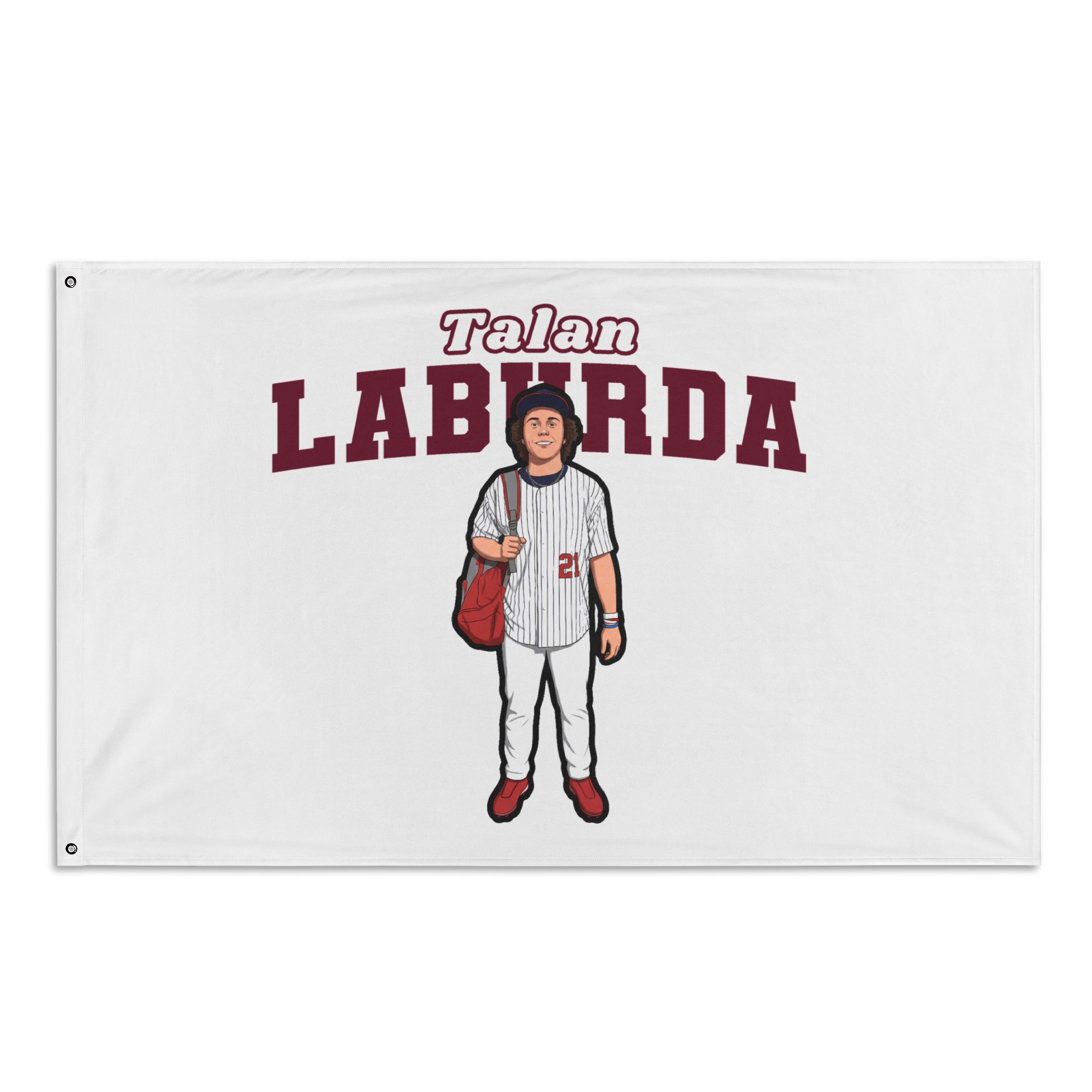 Flag (35 × 56 in) — character_name_arch in Classic