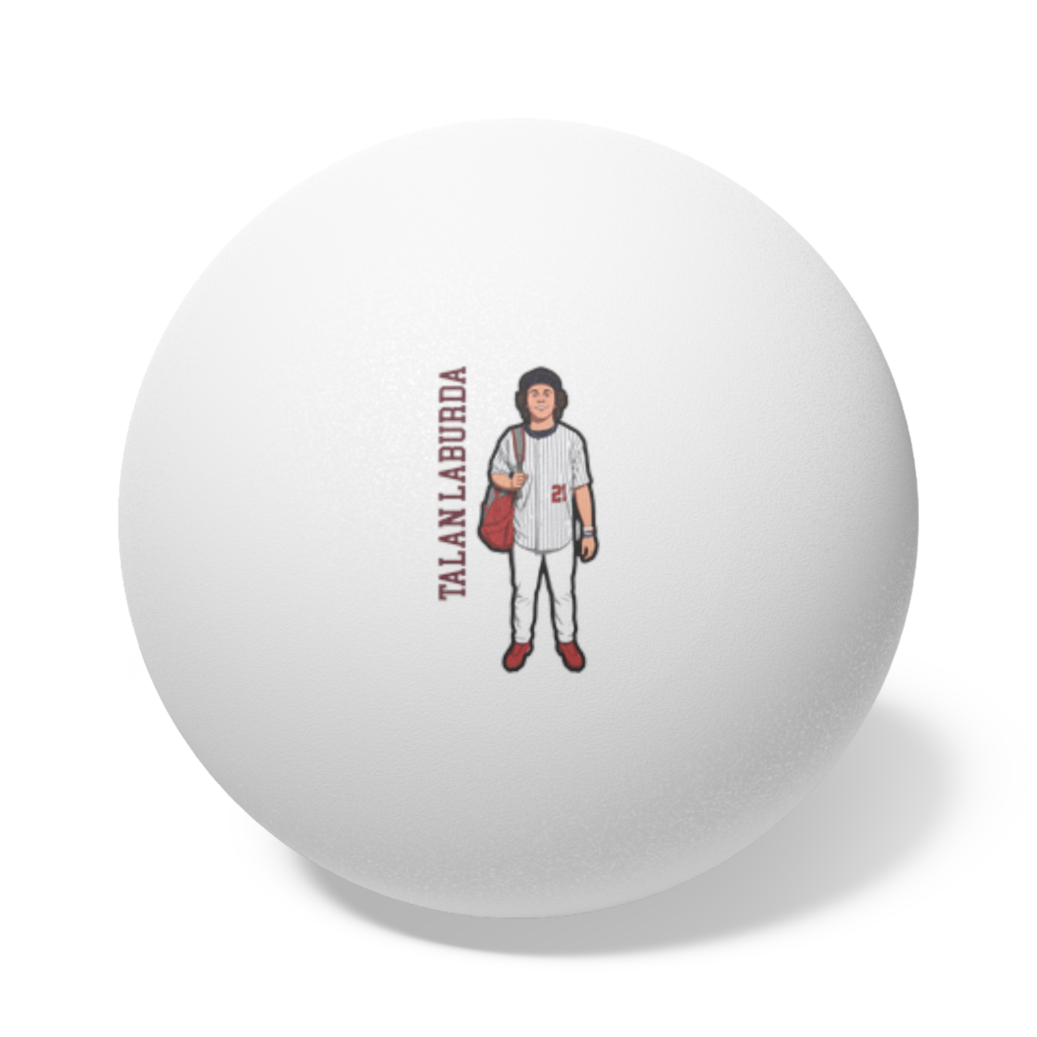 Ping Pong Balls, 6 pcs — character_name_vertical in White
