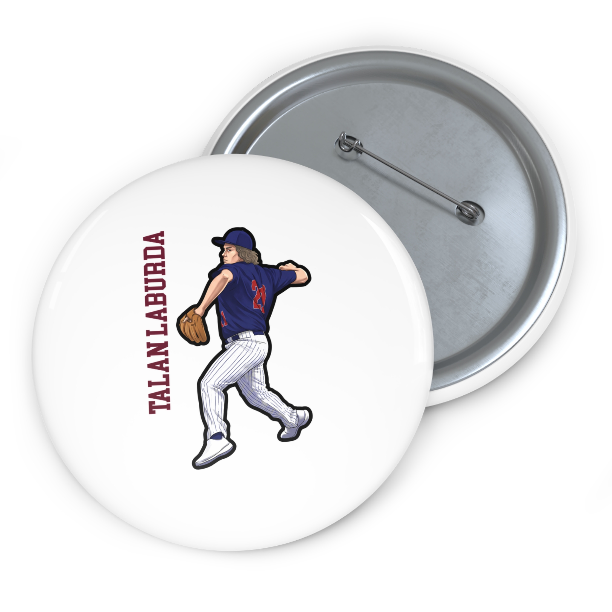 Game Day Pin — character_name_vertical in Classic