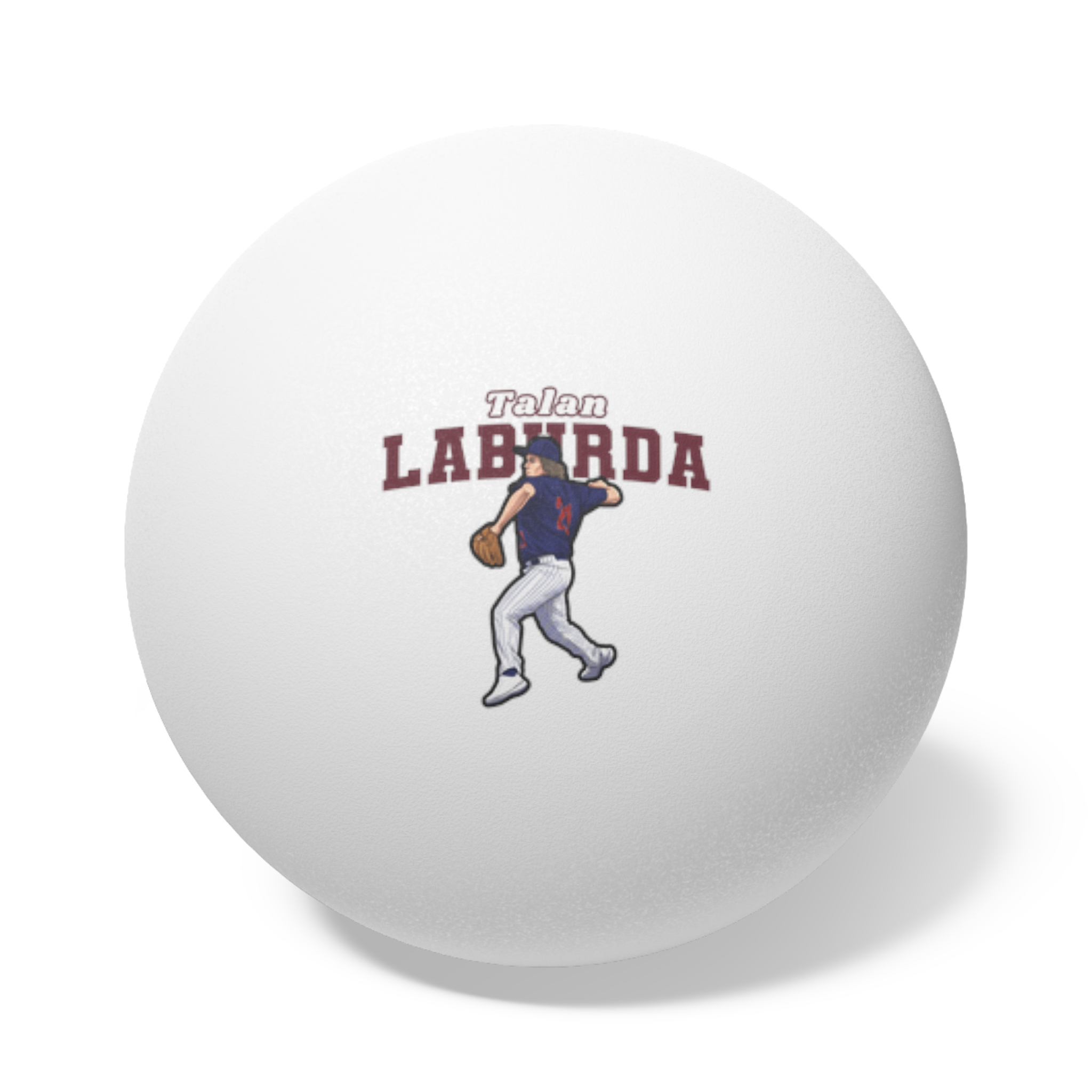Ping Pong Balls, 6 pcs — character_name_arch in White