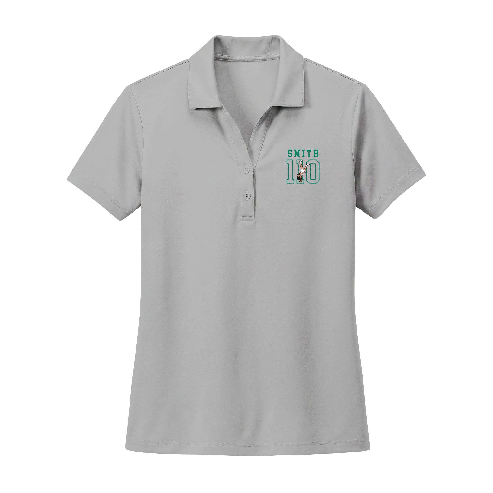 Women's Polo — character_shirsey in Silver