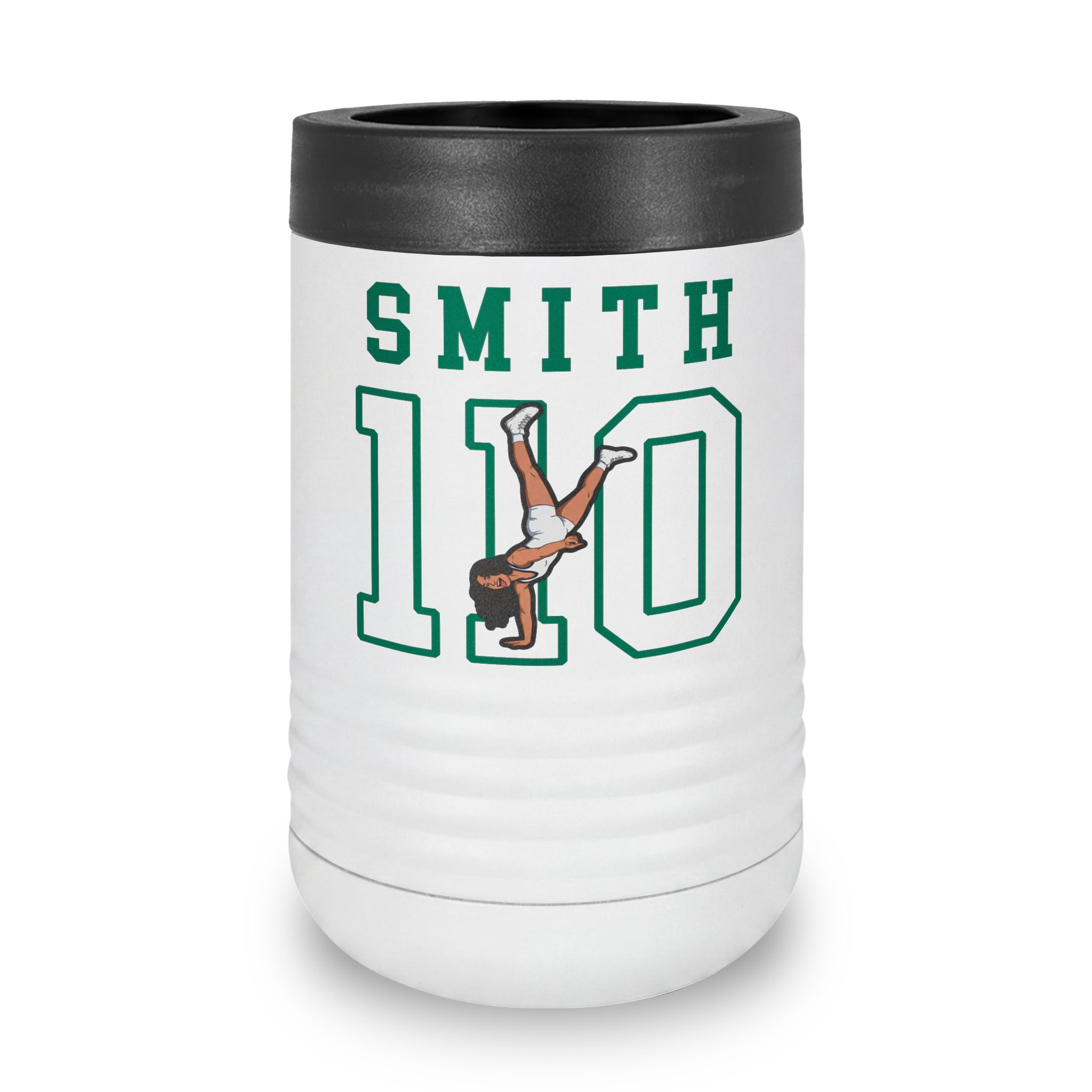 Stainless Can Cooler — character_shirsey in White
