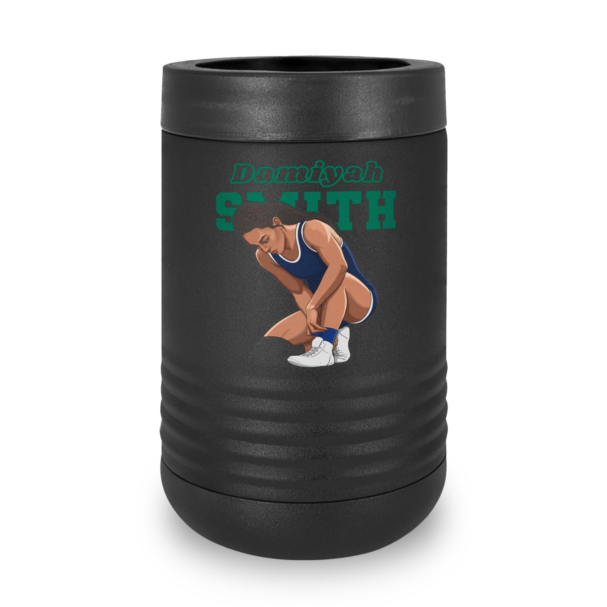 Stainless Can Cooler — character_name_arch in Black