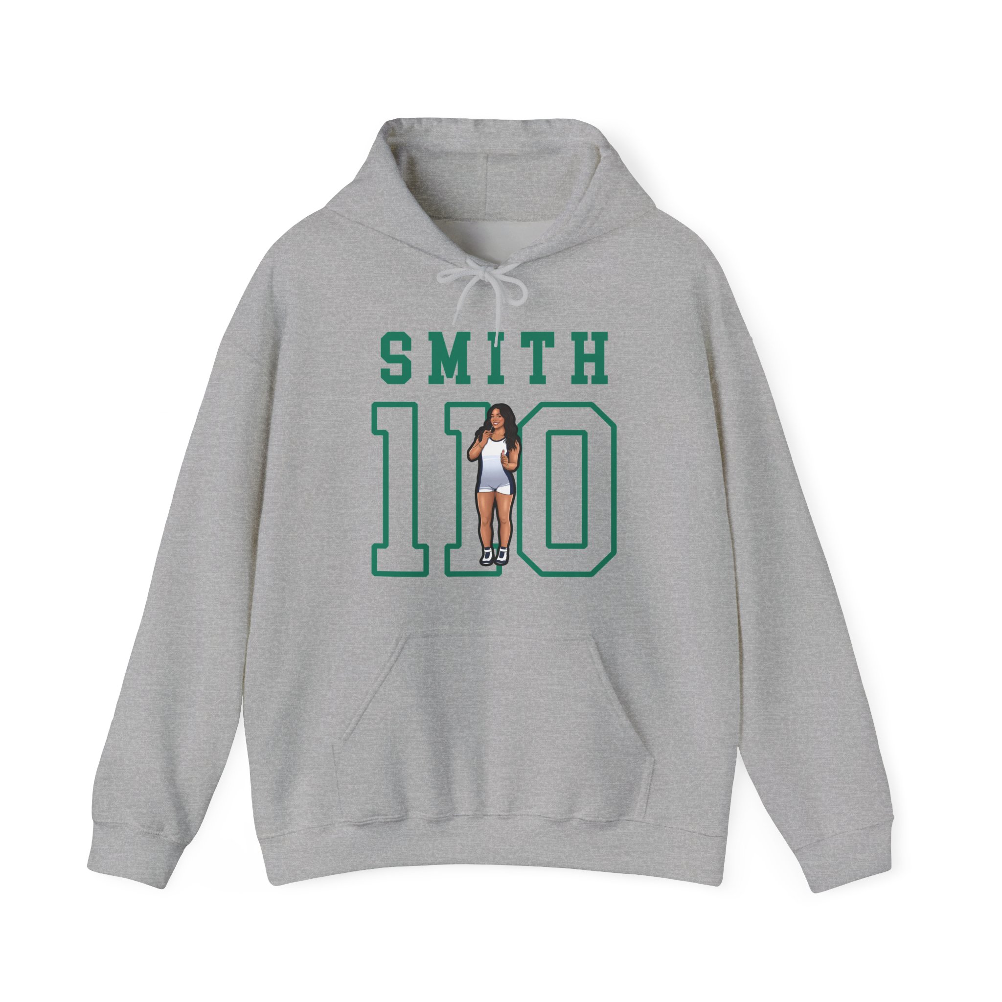 Hoodie — character_shirsey in Grey