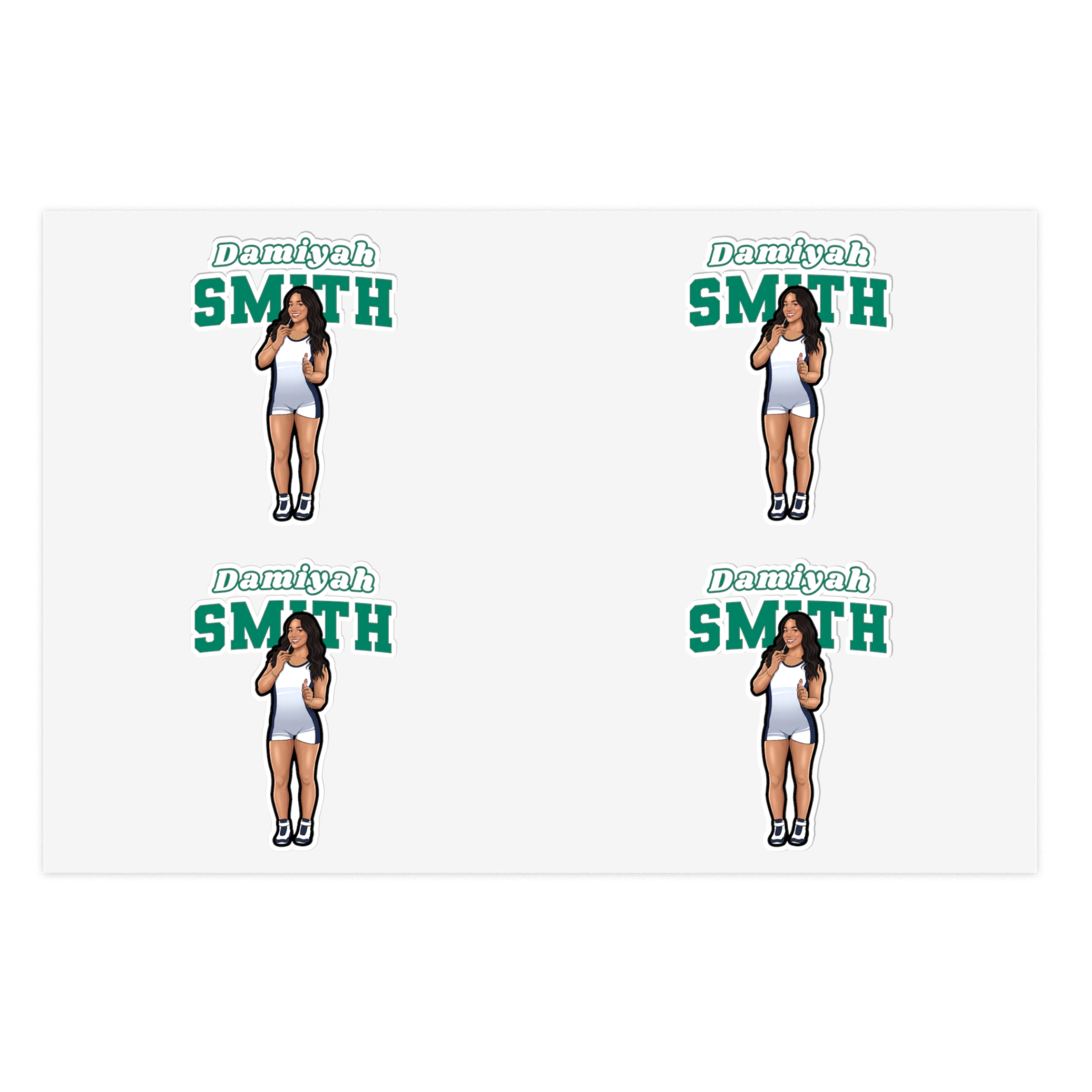 Sticker Sheet — character_name_arch in Classic