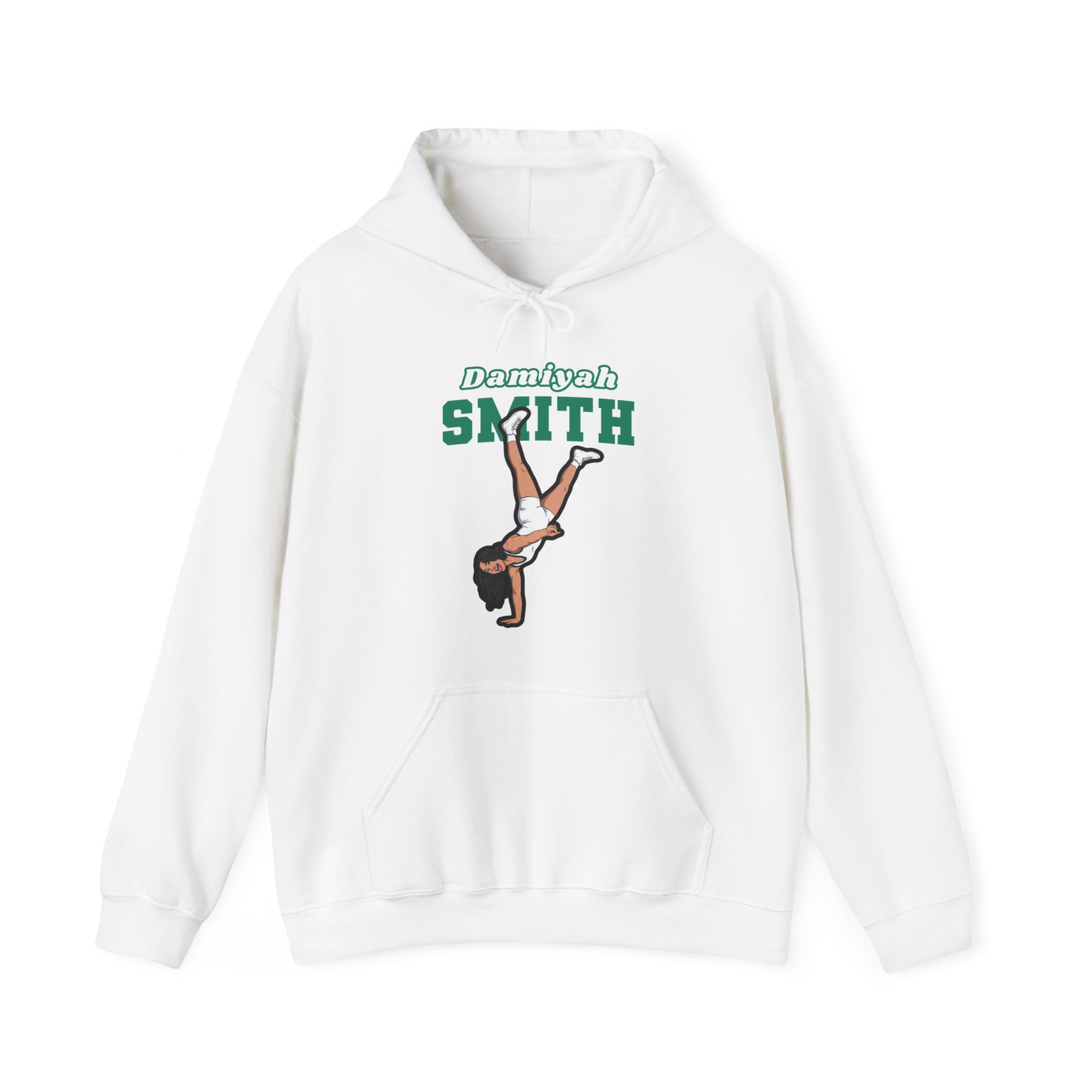Hoodie — character_name_arch in White