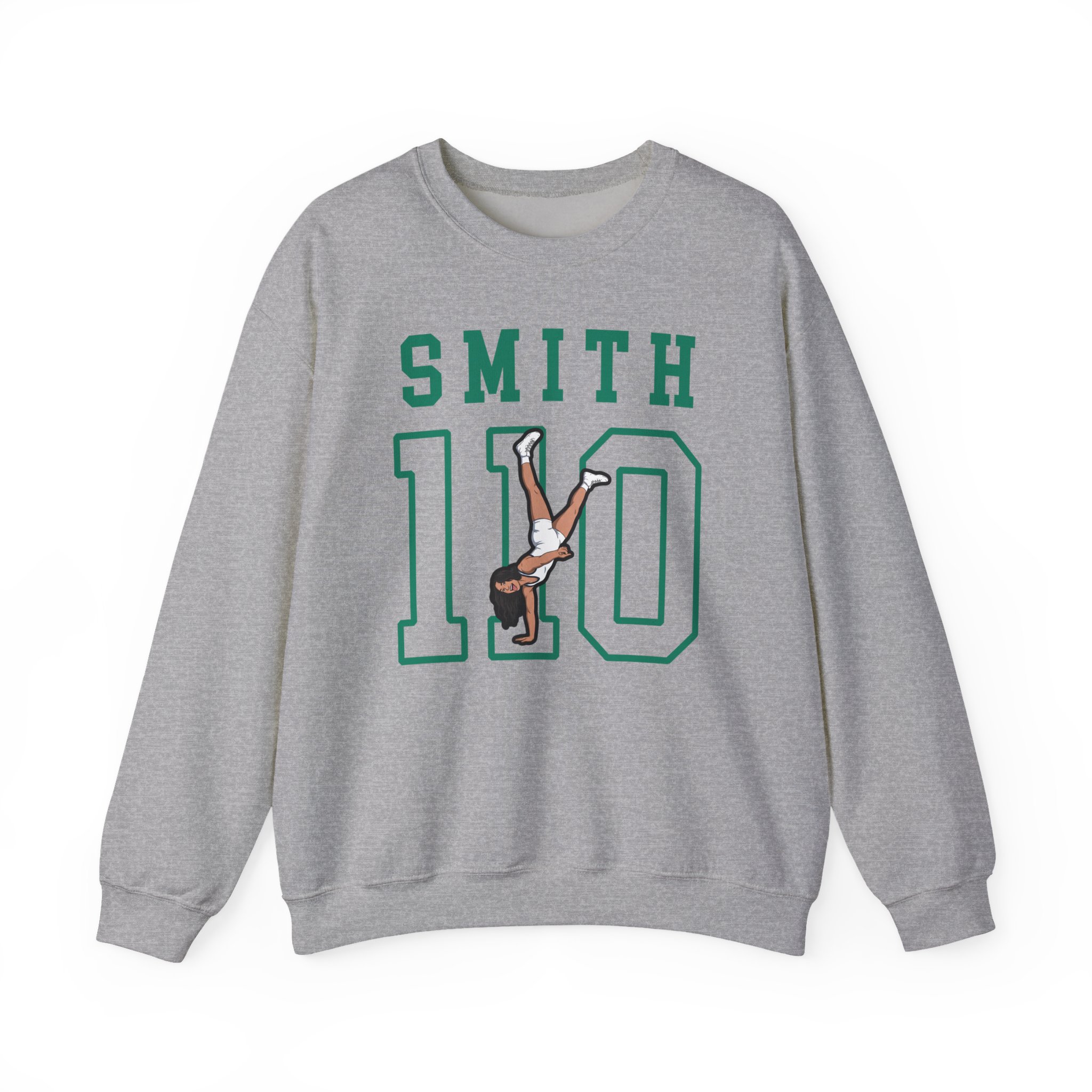 Crewneck Sweatshirt — character_shirsey in Grey