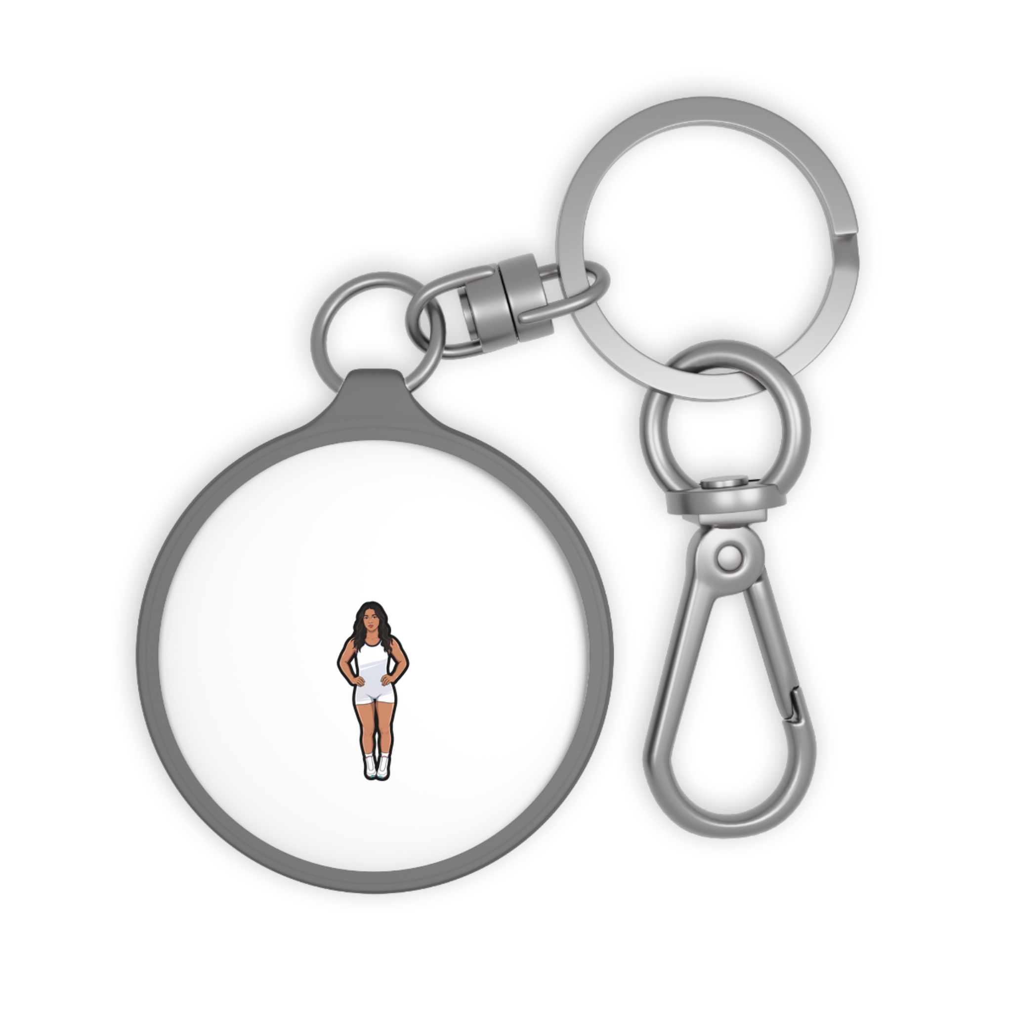 Keychain — character_shirsey in Grey