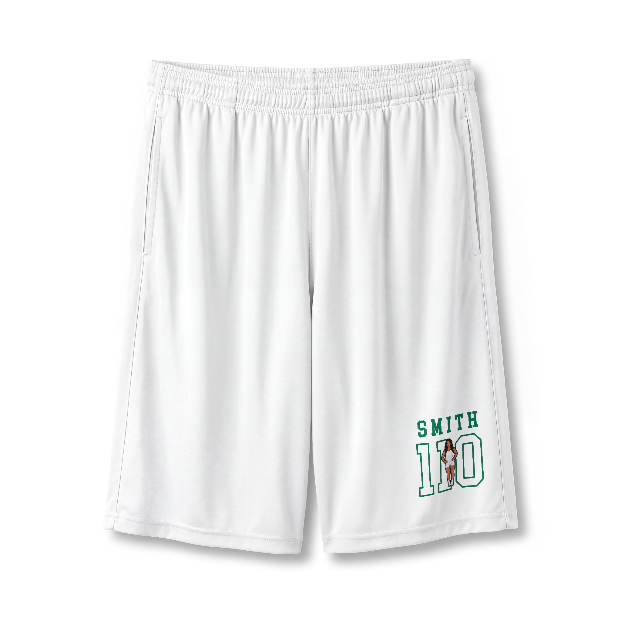Shorts — character_shirsey in White