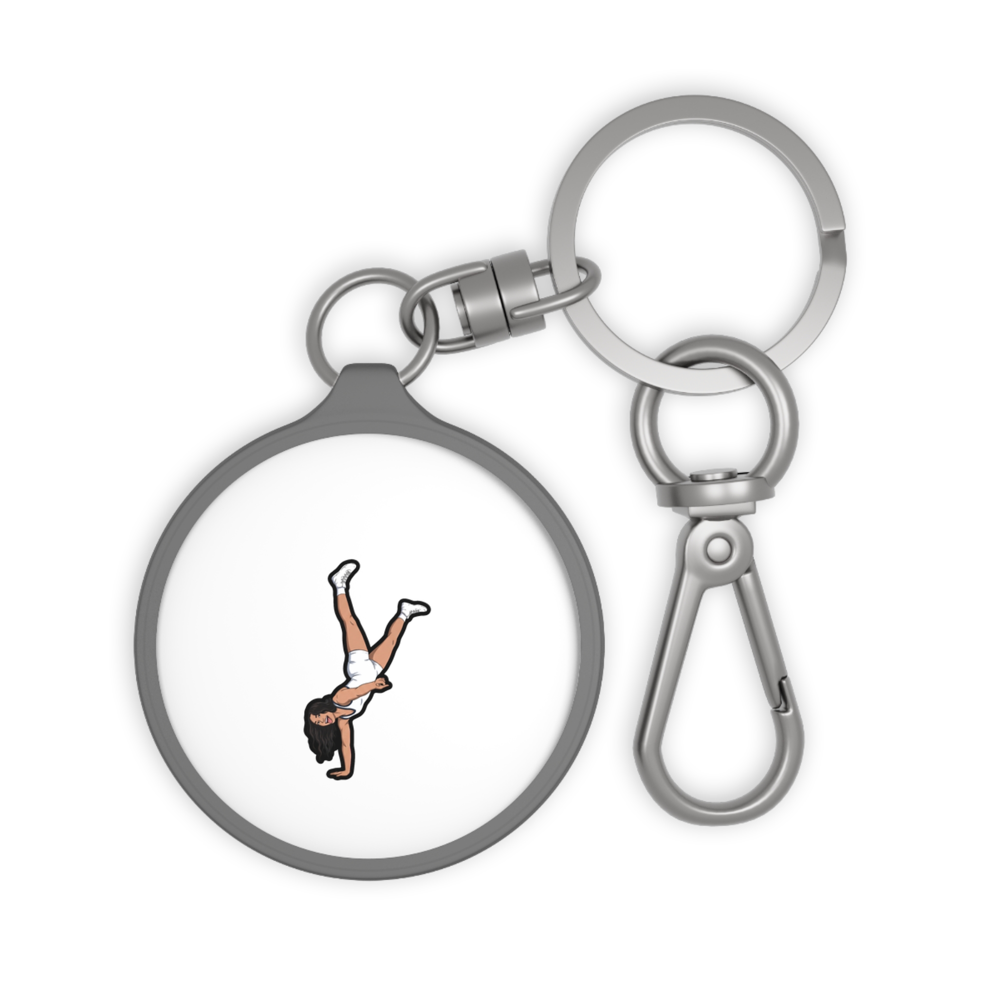 Keychain — character_name_arch in Grey