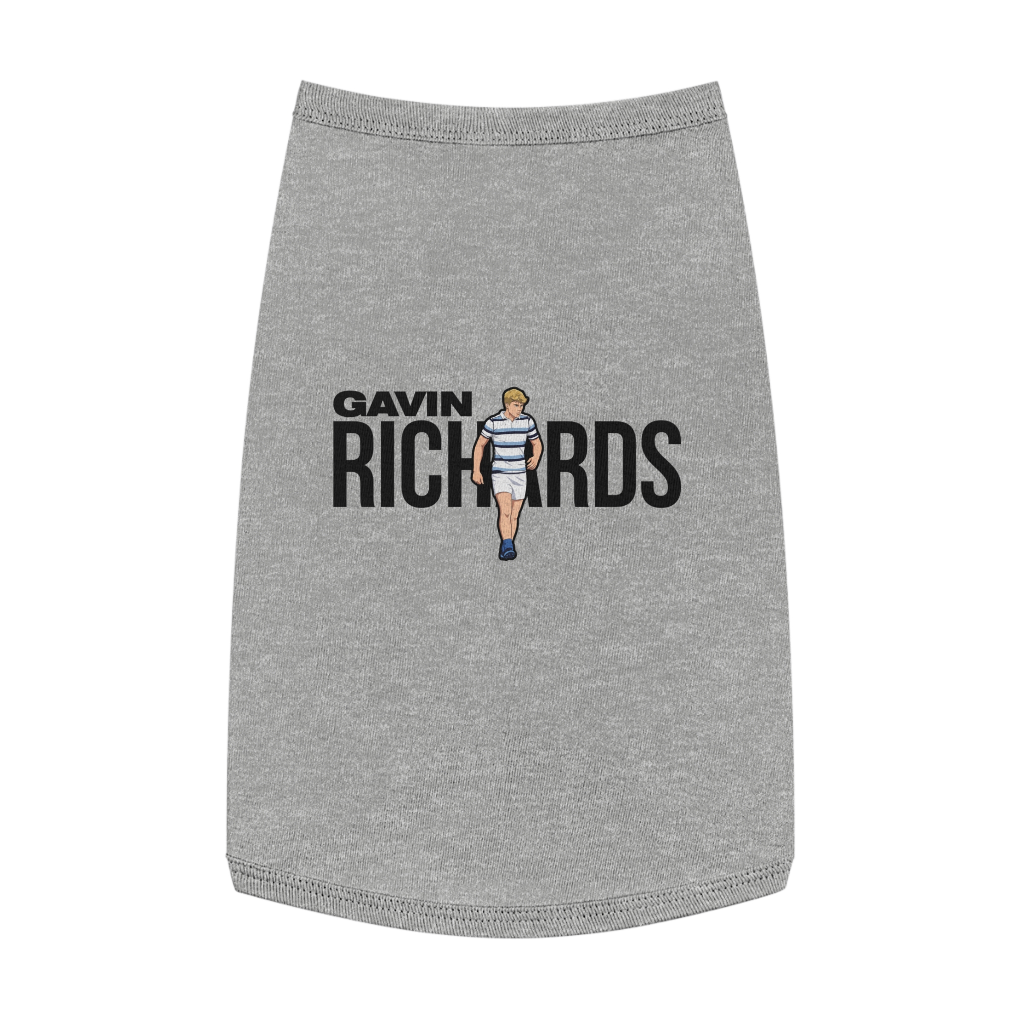 Pet Tank Top — character_player_name in White
