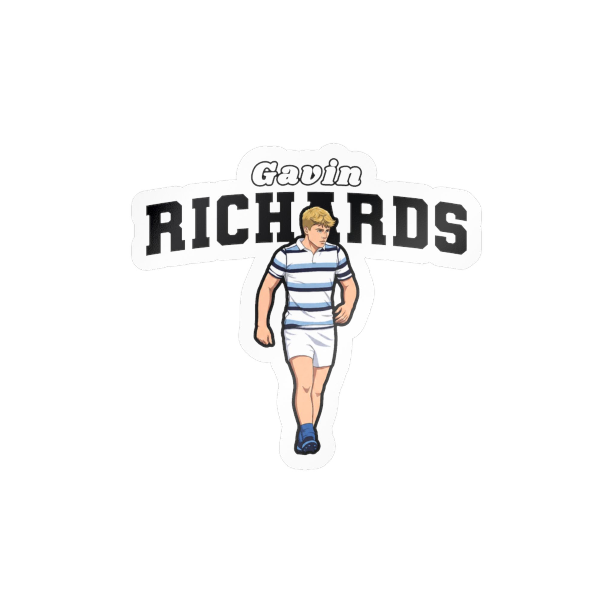 Vinyl Sticker — character_name_arch in Classic