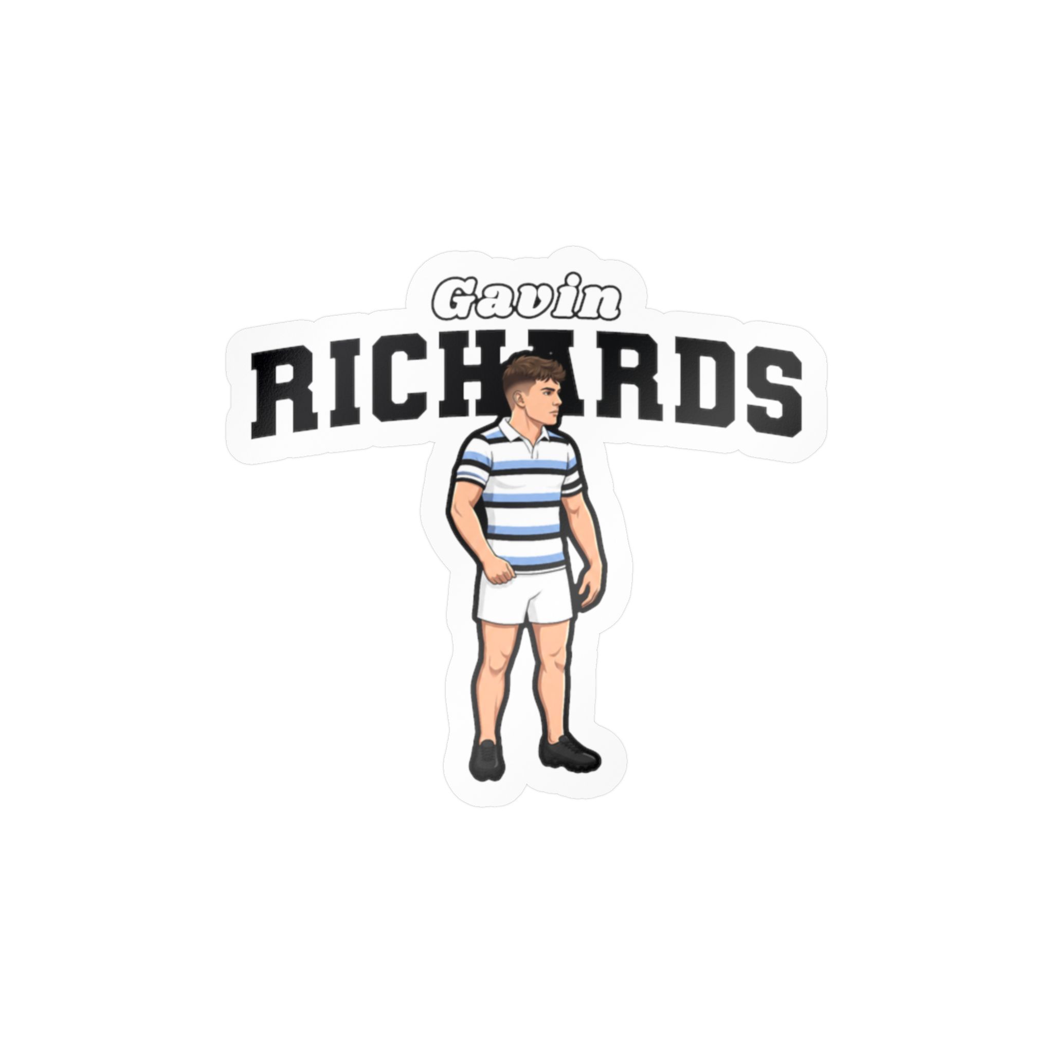 Vinyl Sticker — character_name_arch in Classic