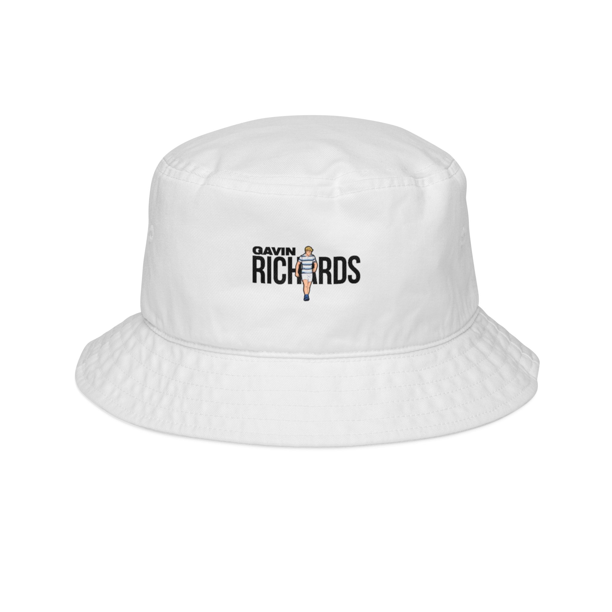 Bucket Hat — character_player_name in White