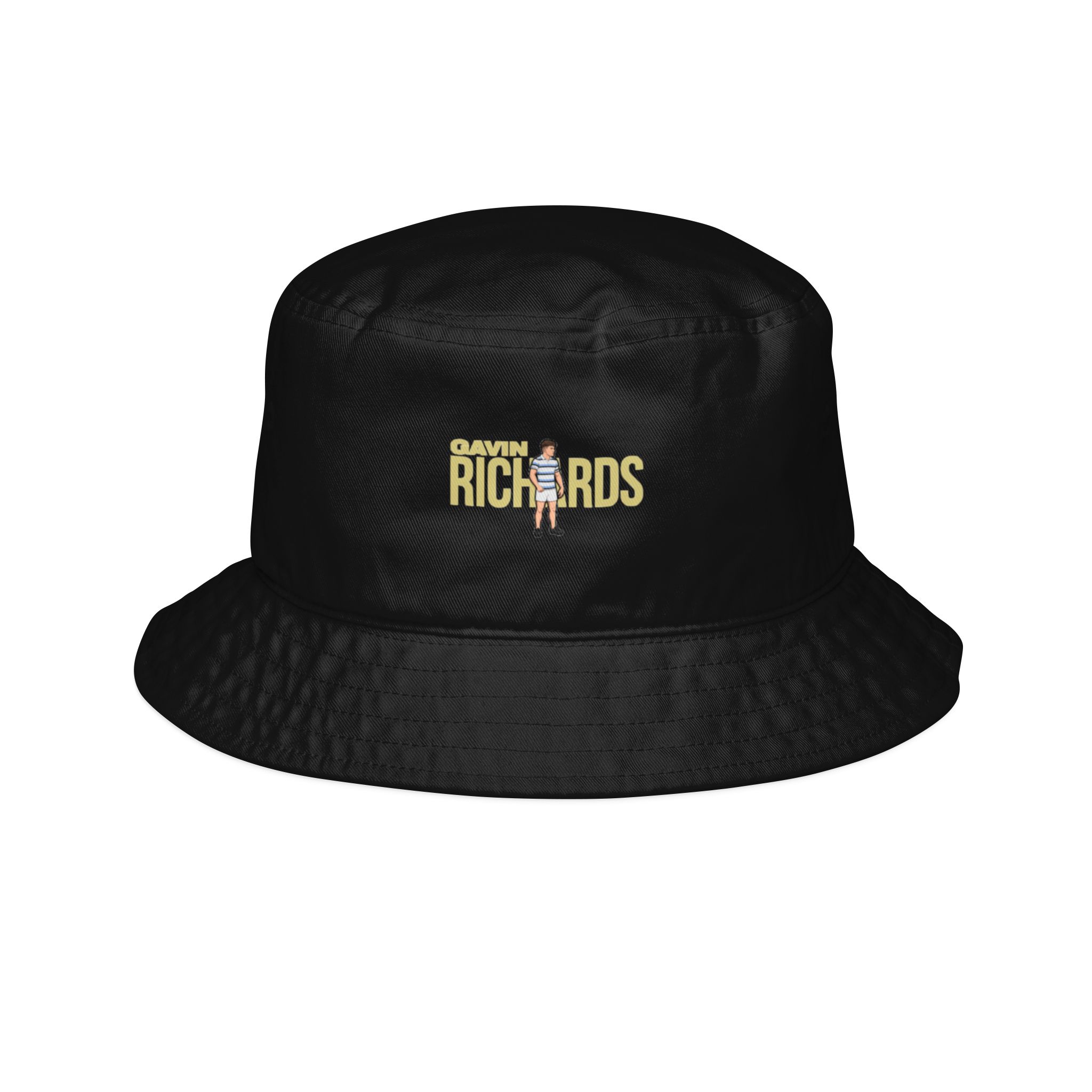 Bucket Hat — character_player_name in Black