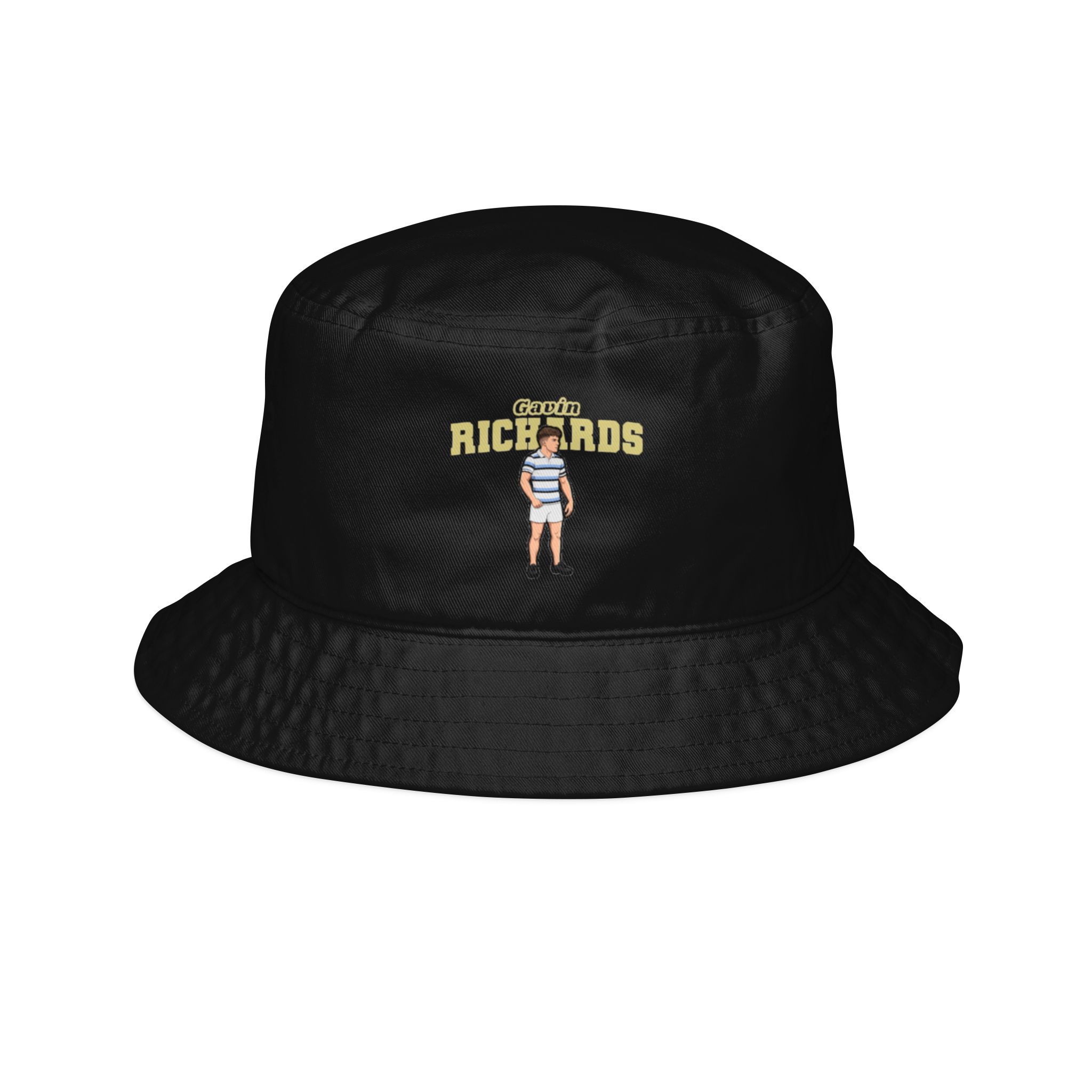 Bucket Hat — character_name_arch in Black