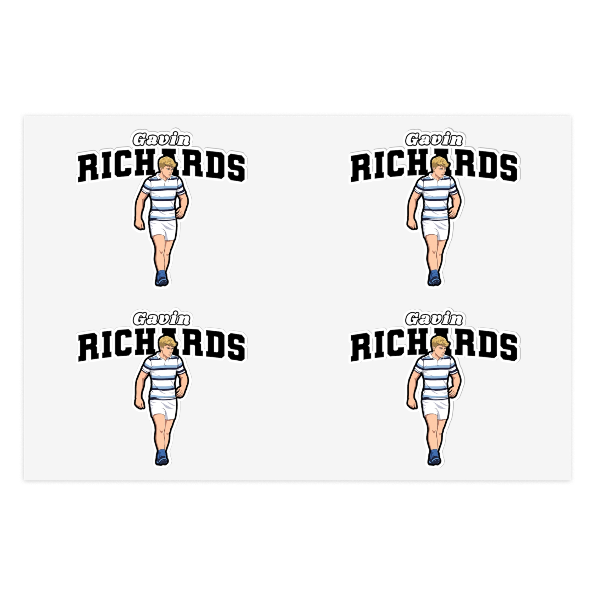 Sticker Sheet — character_name_arch in Classic