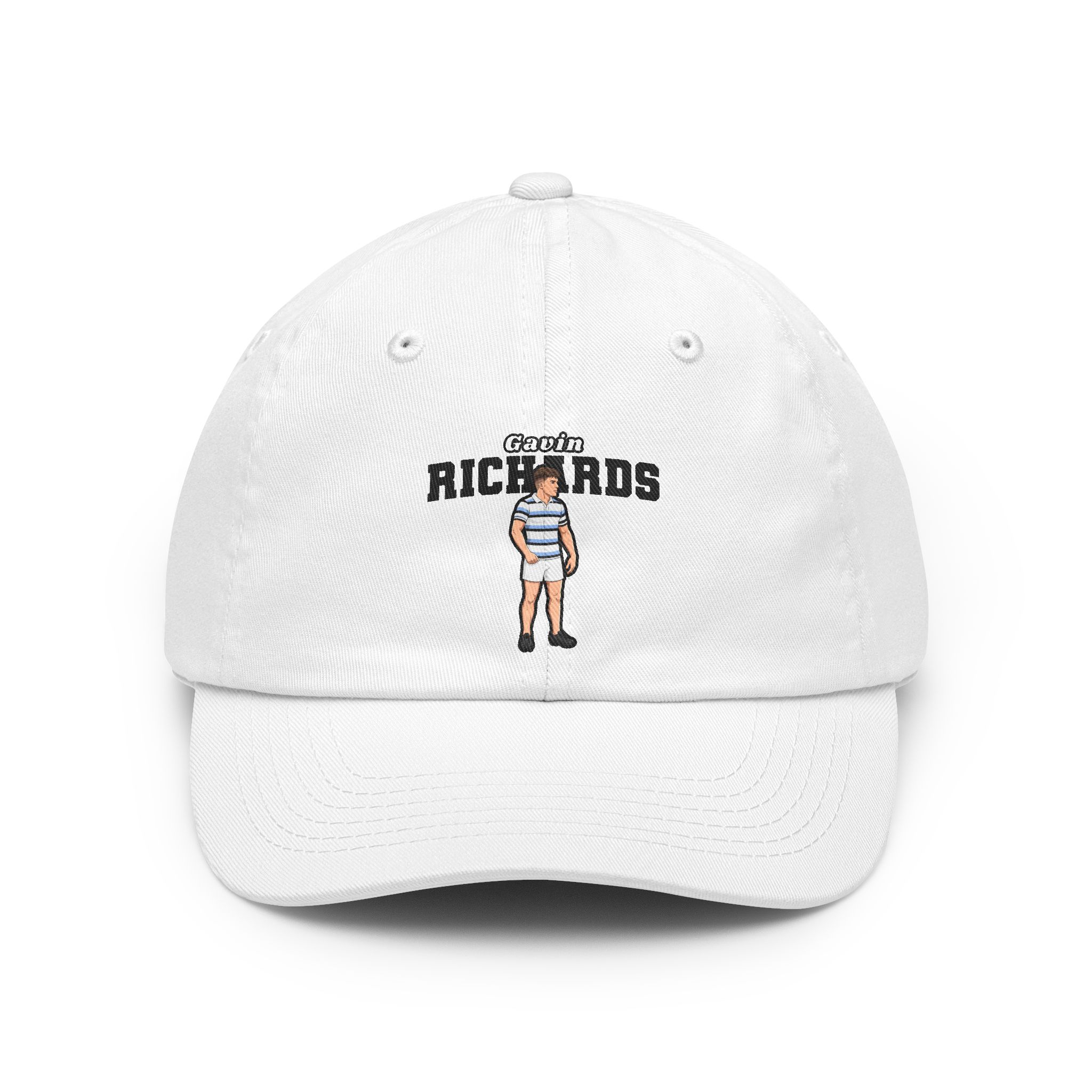 Dad Hat — character_name_arch in White