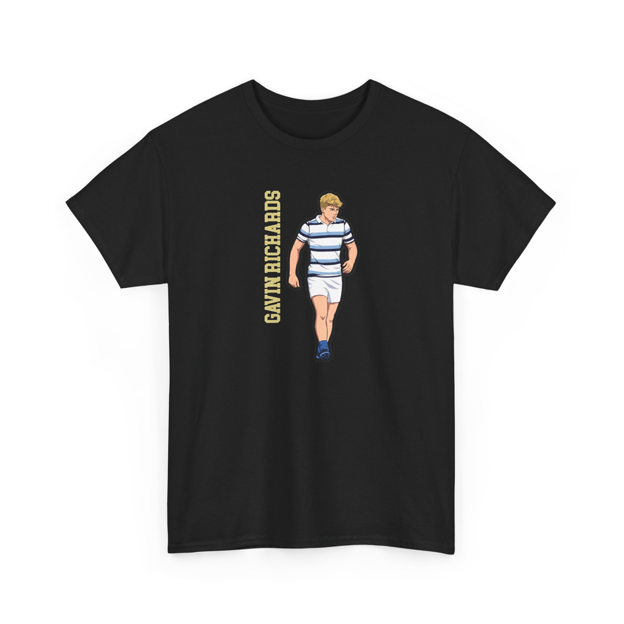 Tee — character_name_vertical in Black