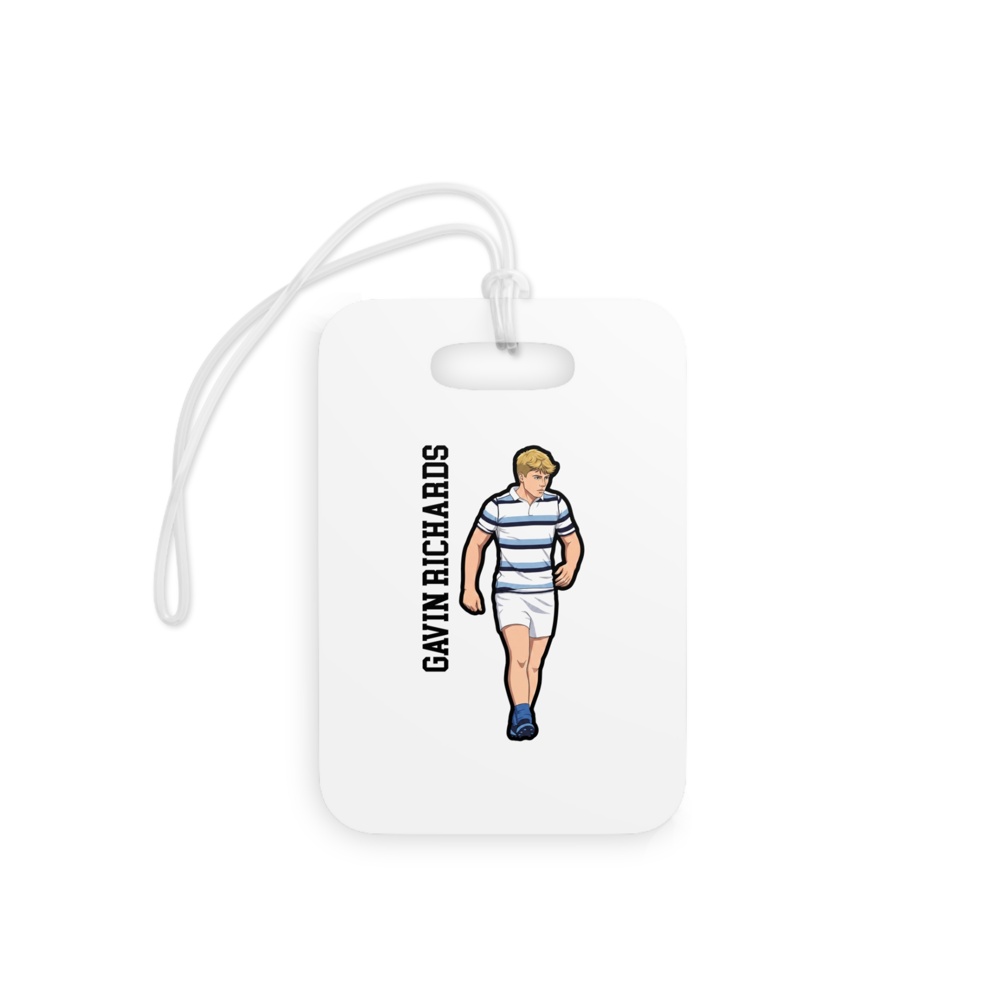 Glossy Luggage Tag — character_name_vertical in Classic