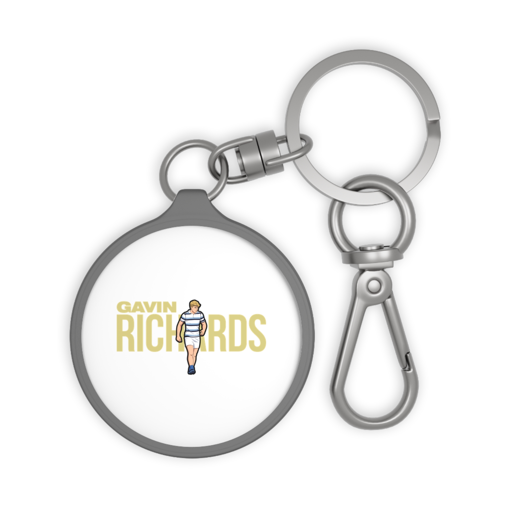 Keychain — character_player_name in Grey