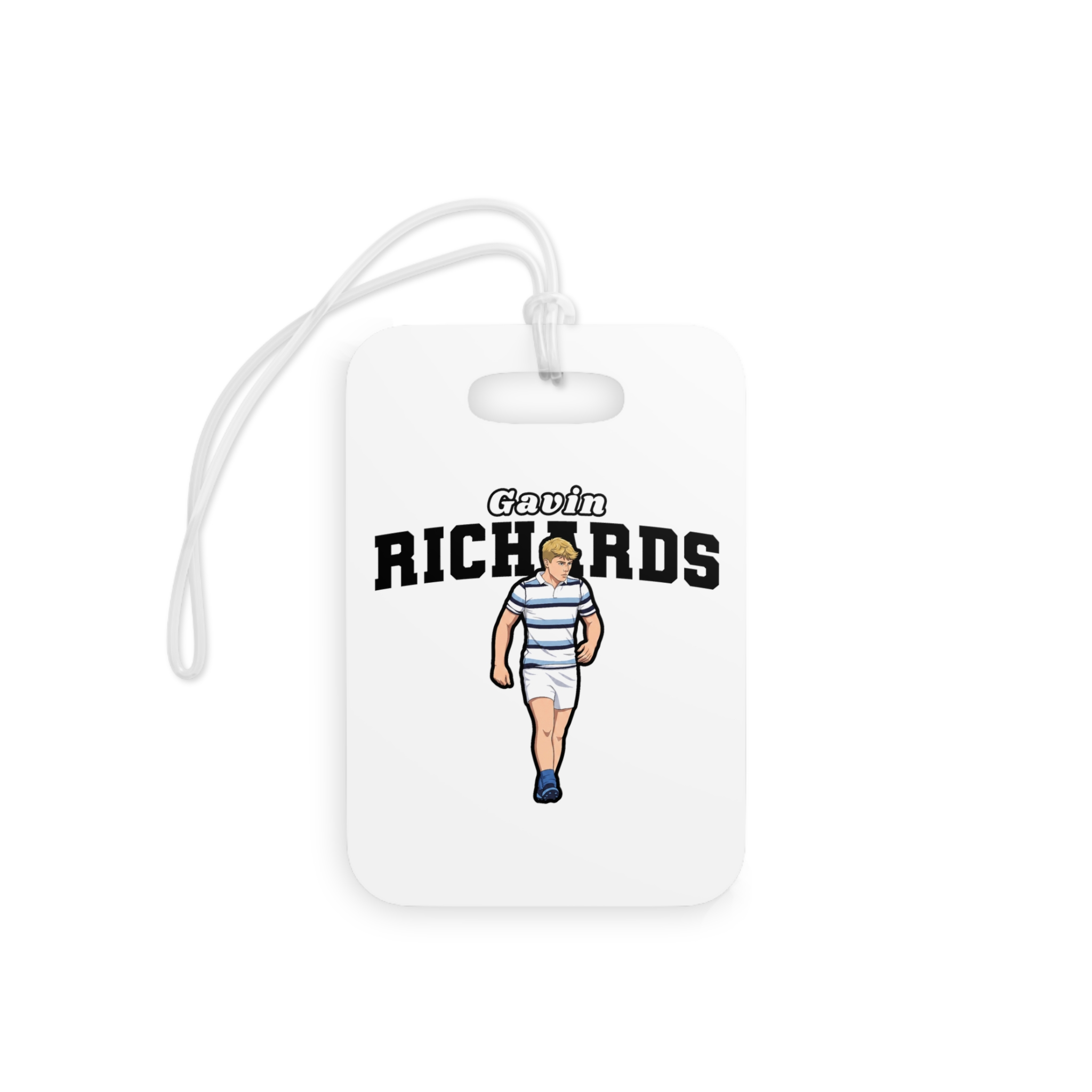 Glossy Luggage Tag — character_name_arch in Classic