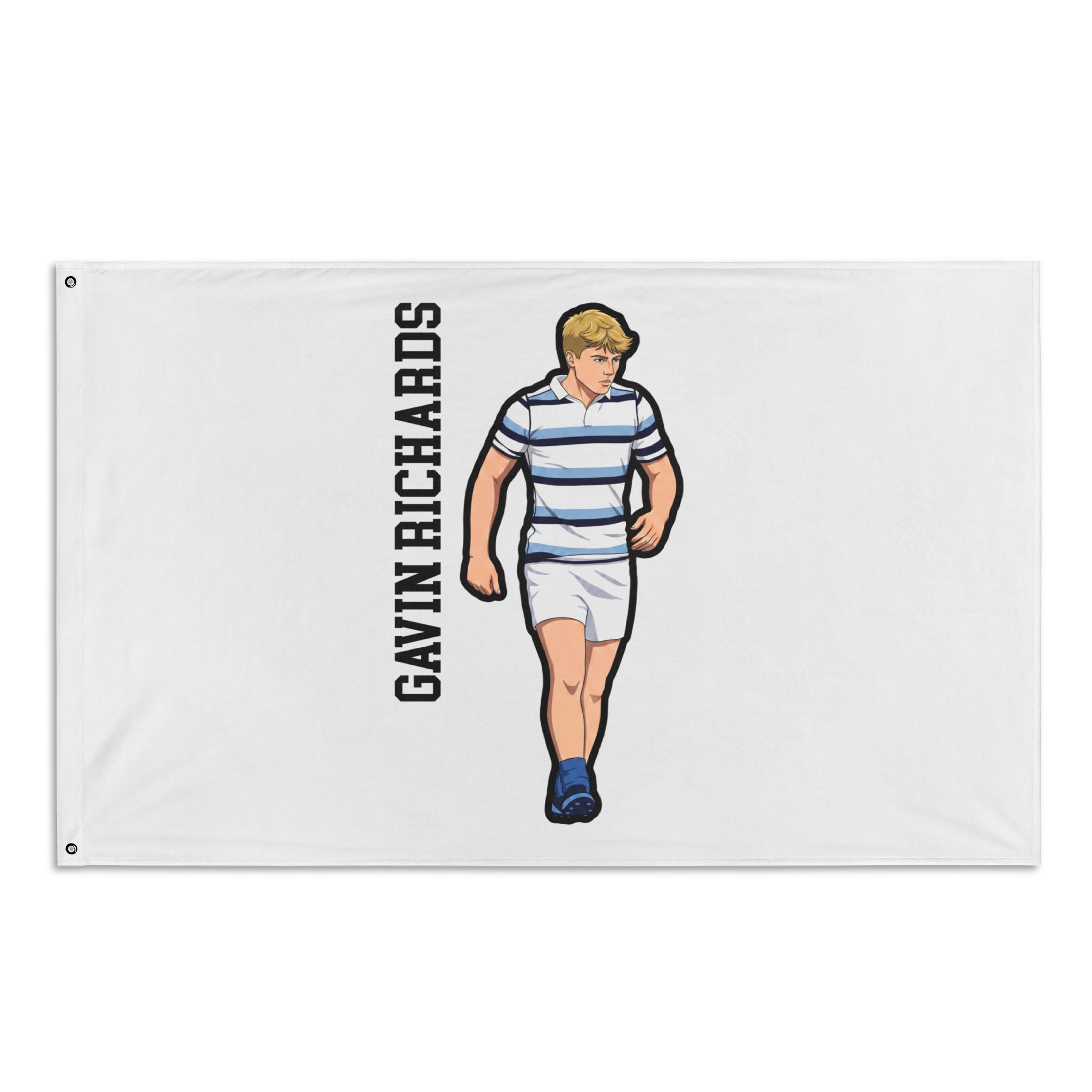 All-Over Print Flag — character_name_vertical in Classic