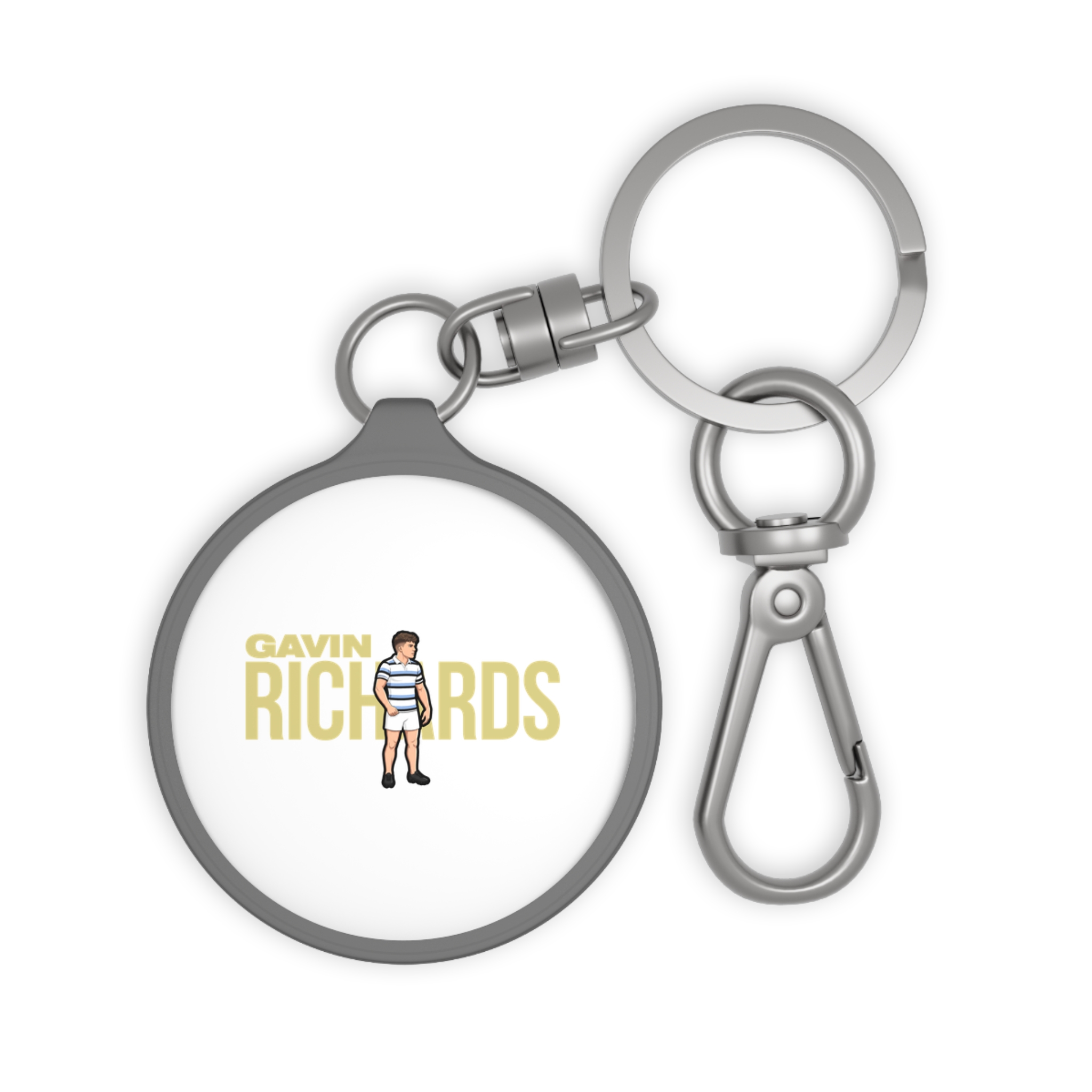 Keychain — character_player_name in Grey