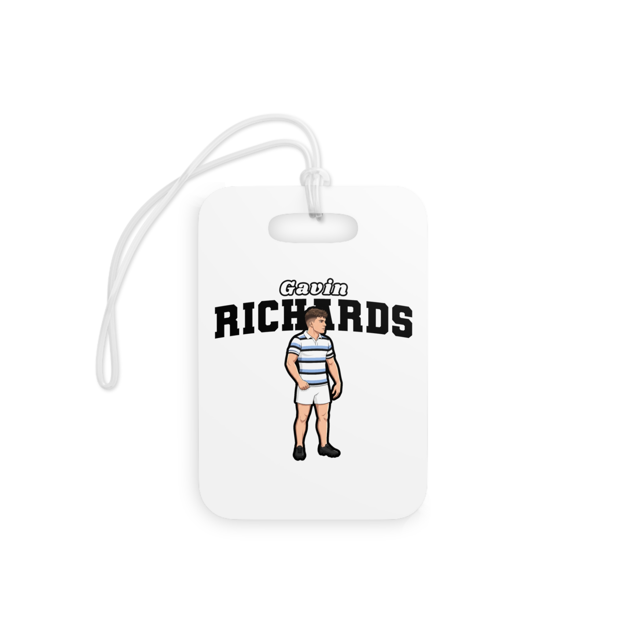 Glossy Luggage Tag — character_name_arch in Classic