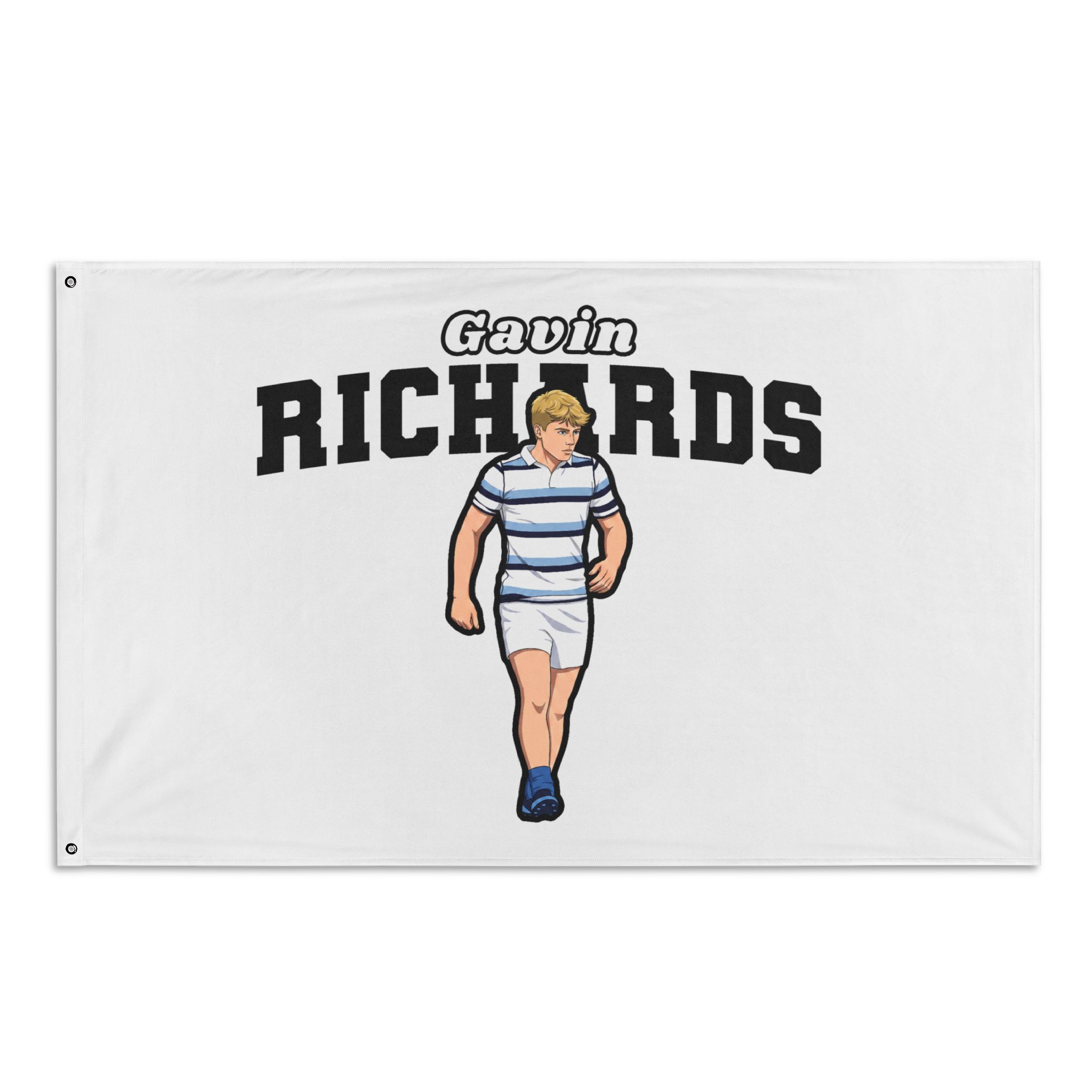 All-Over Print Flag — character_name_arch in Classic