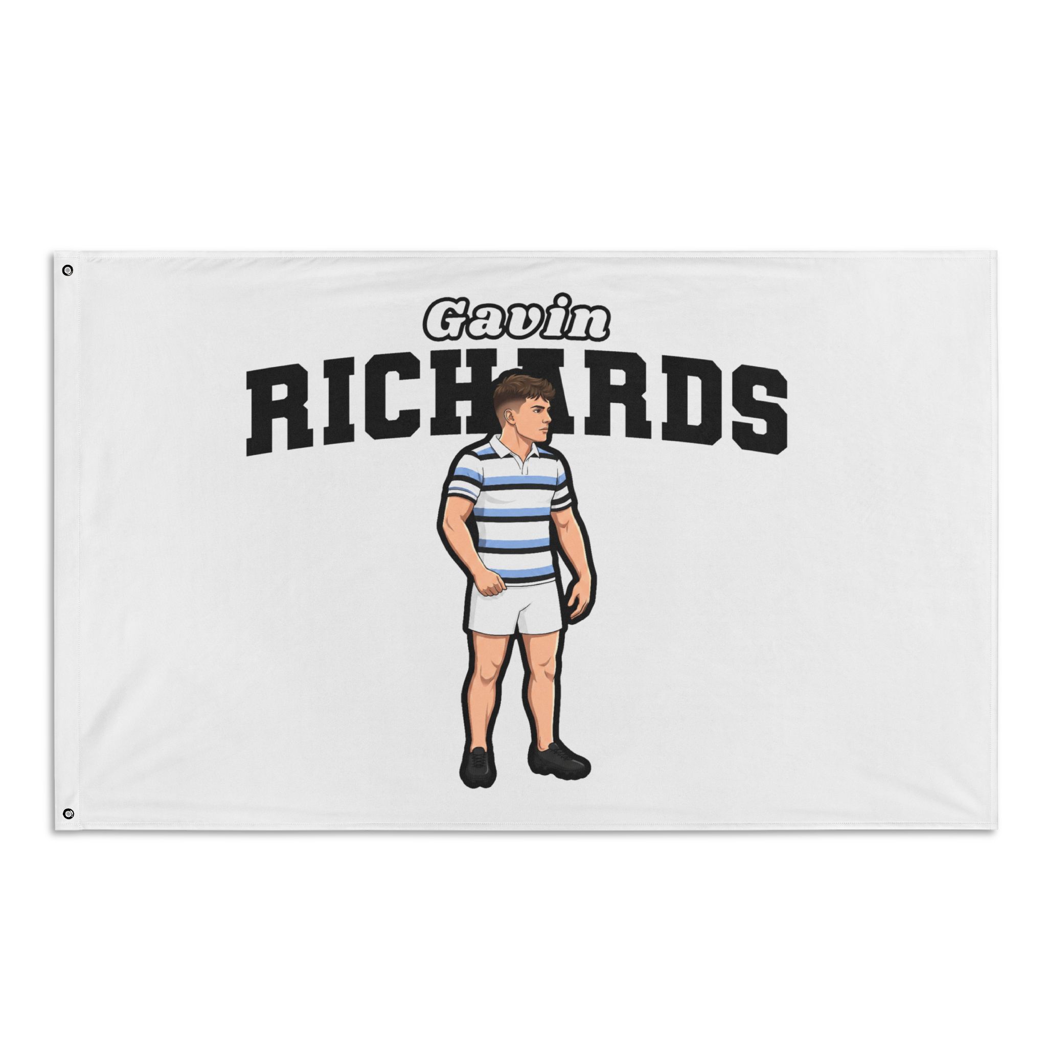 All-Over Print Flag — character_name_arch in Classic