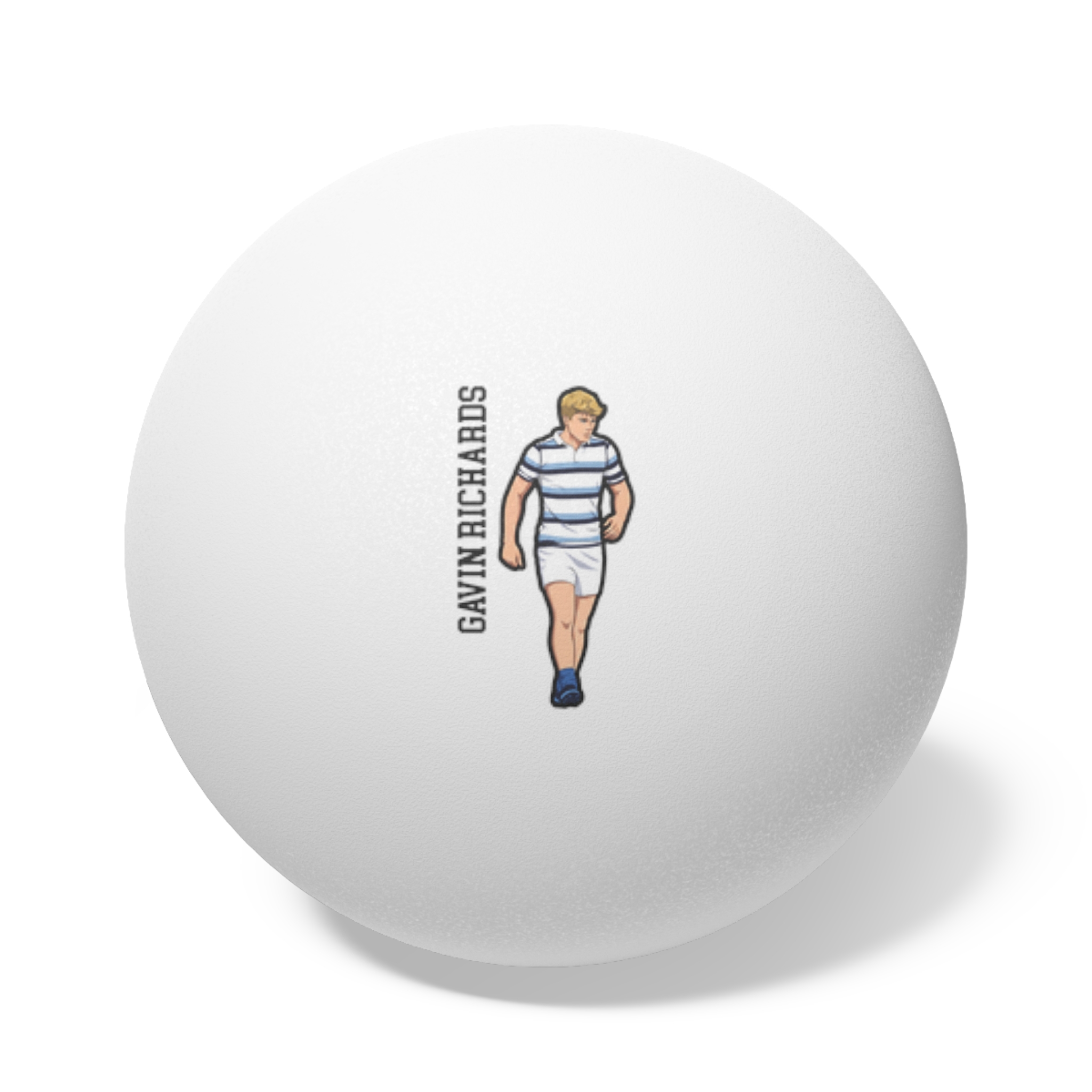 Ping Pong Balls, 6 pcs — character_name_vertical in White