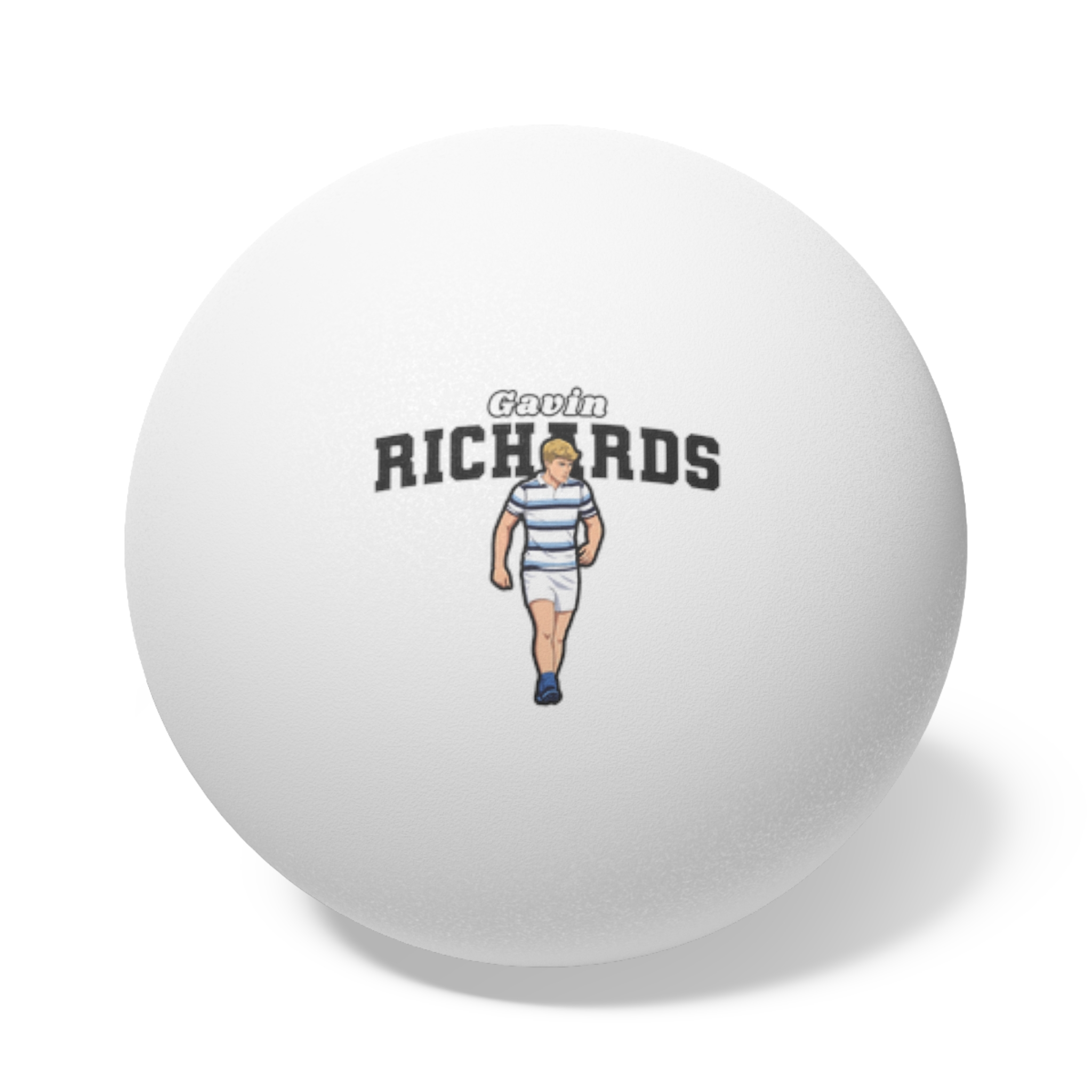 Ping Pong Balls, 6 pcs — character_name_arch in White