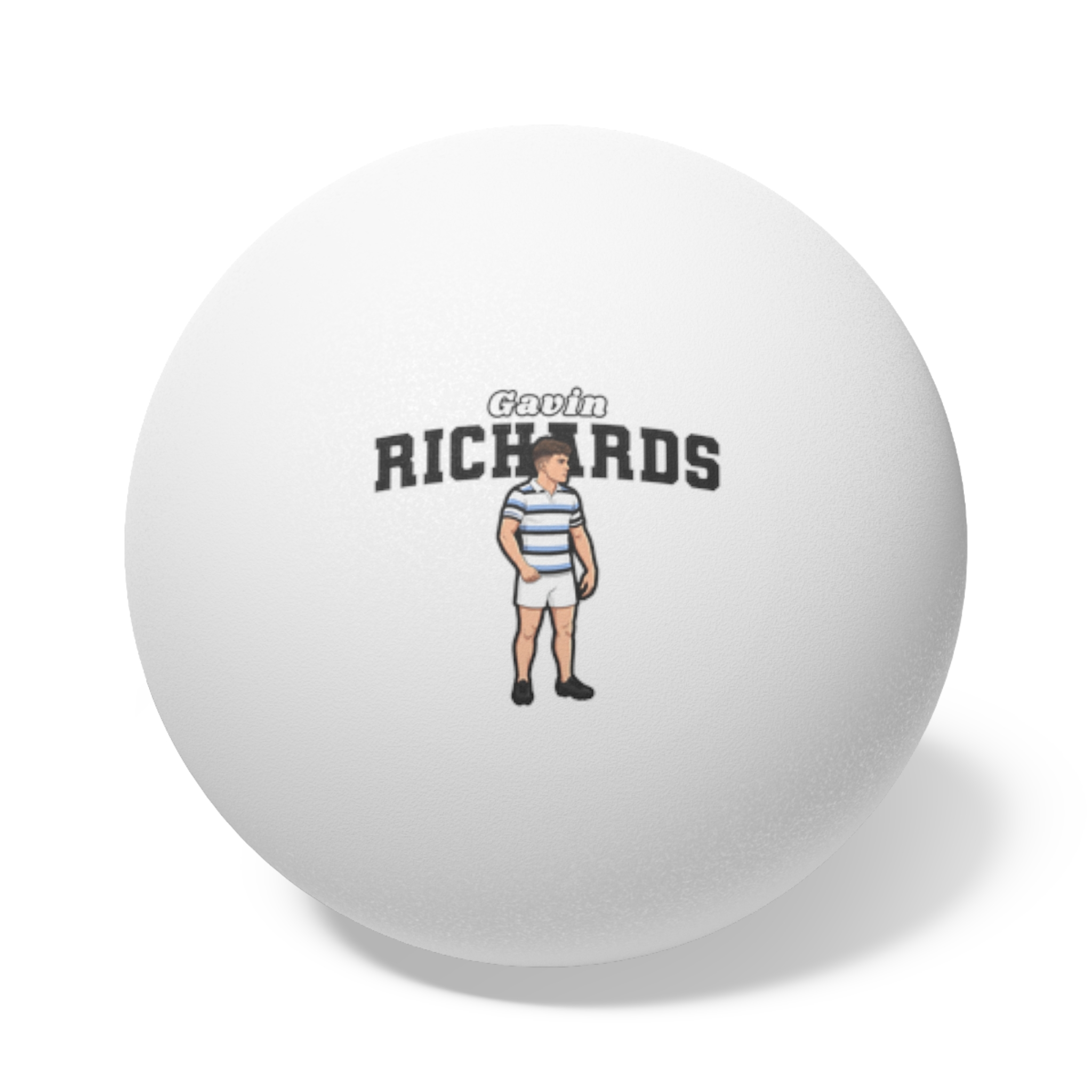 Ping Pong Balls, 6 pcs — character_name_arch in White