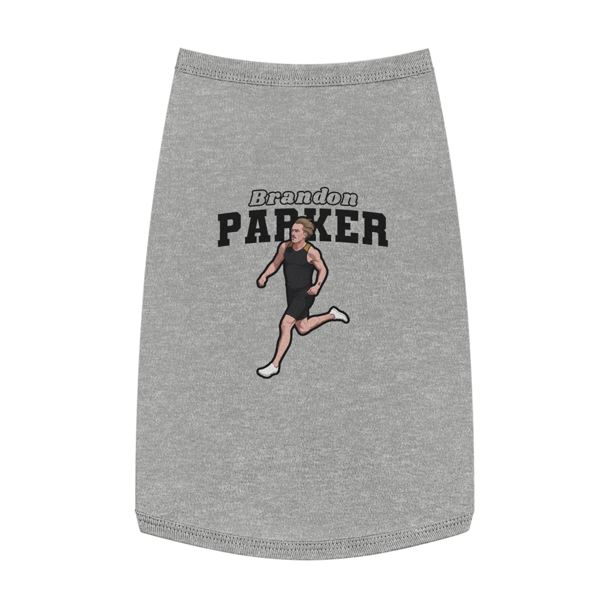 Pet Tank Top — character_name_arch in White