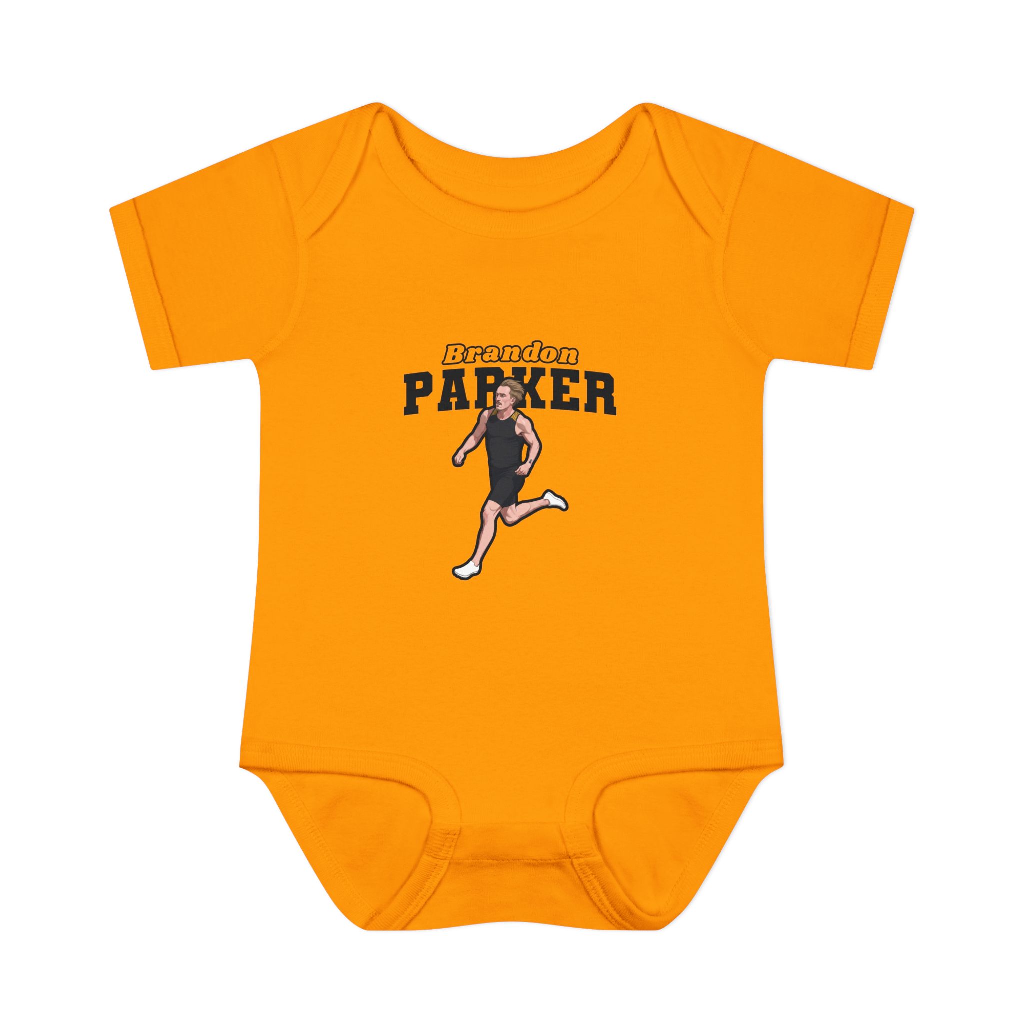Baby Onesie — character_name_arch in Gold