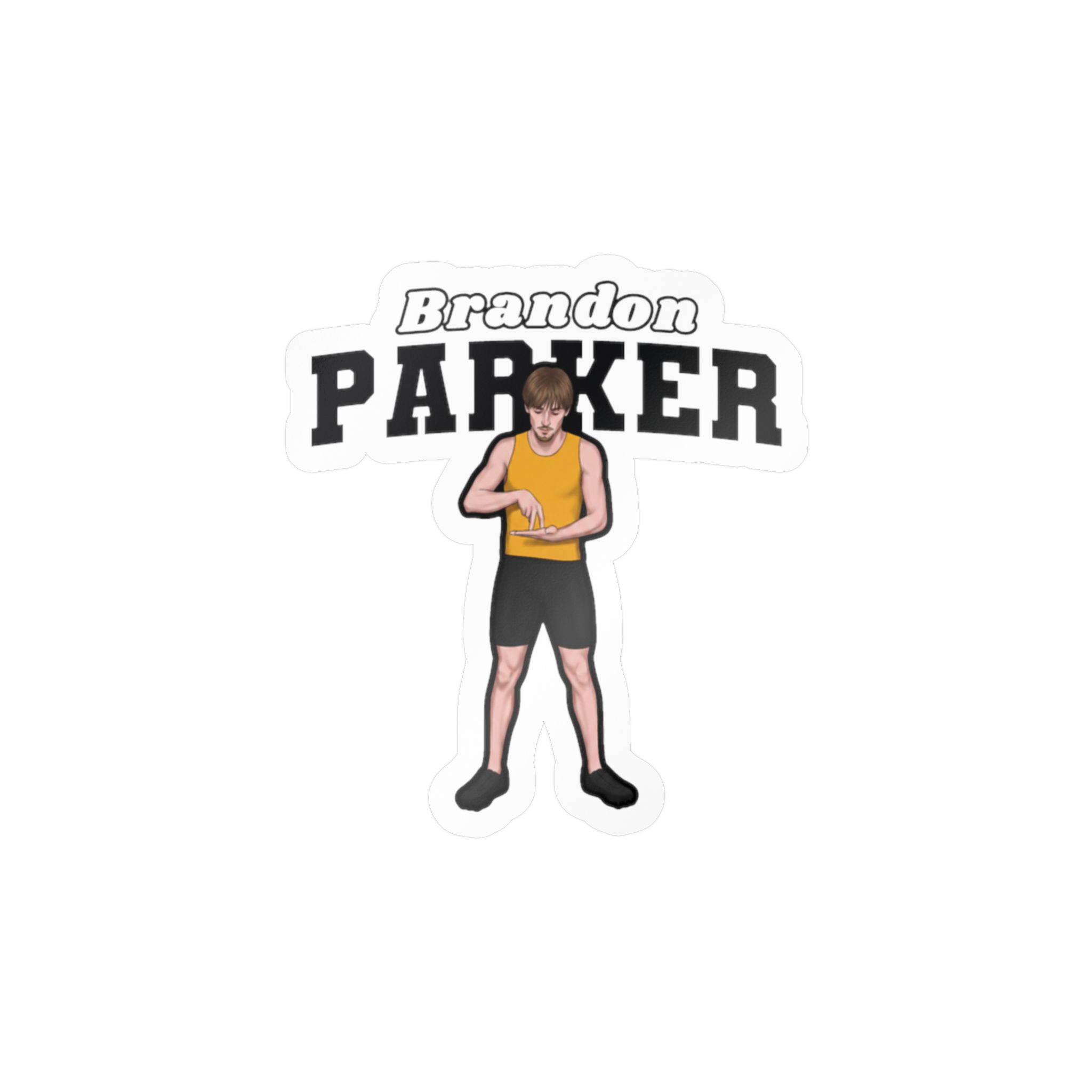 Vinyl Sticker — character_name_arch in Classic