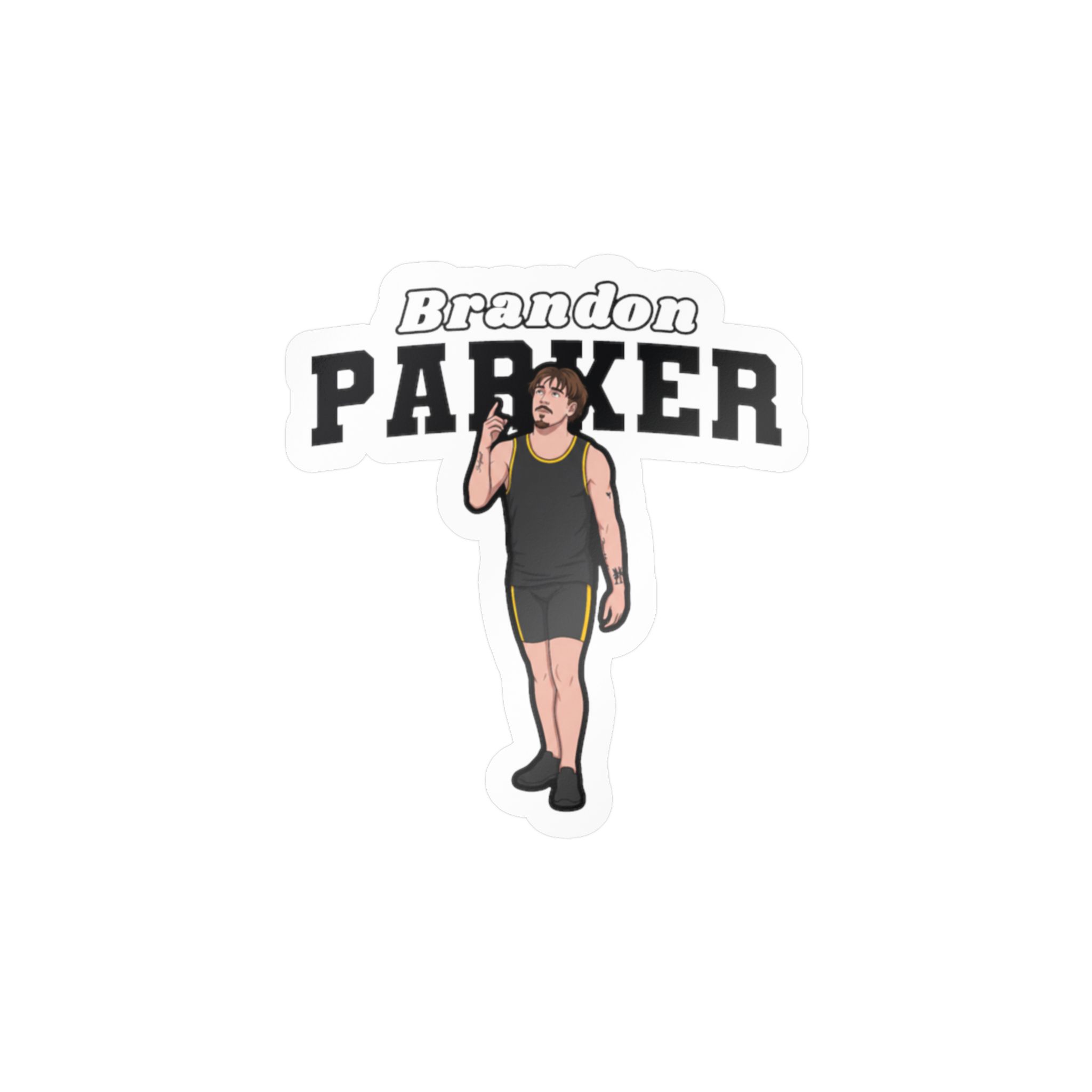 Vinyl Sticker — character_name_arch in Classic