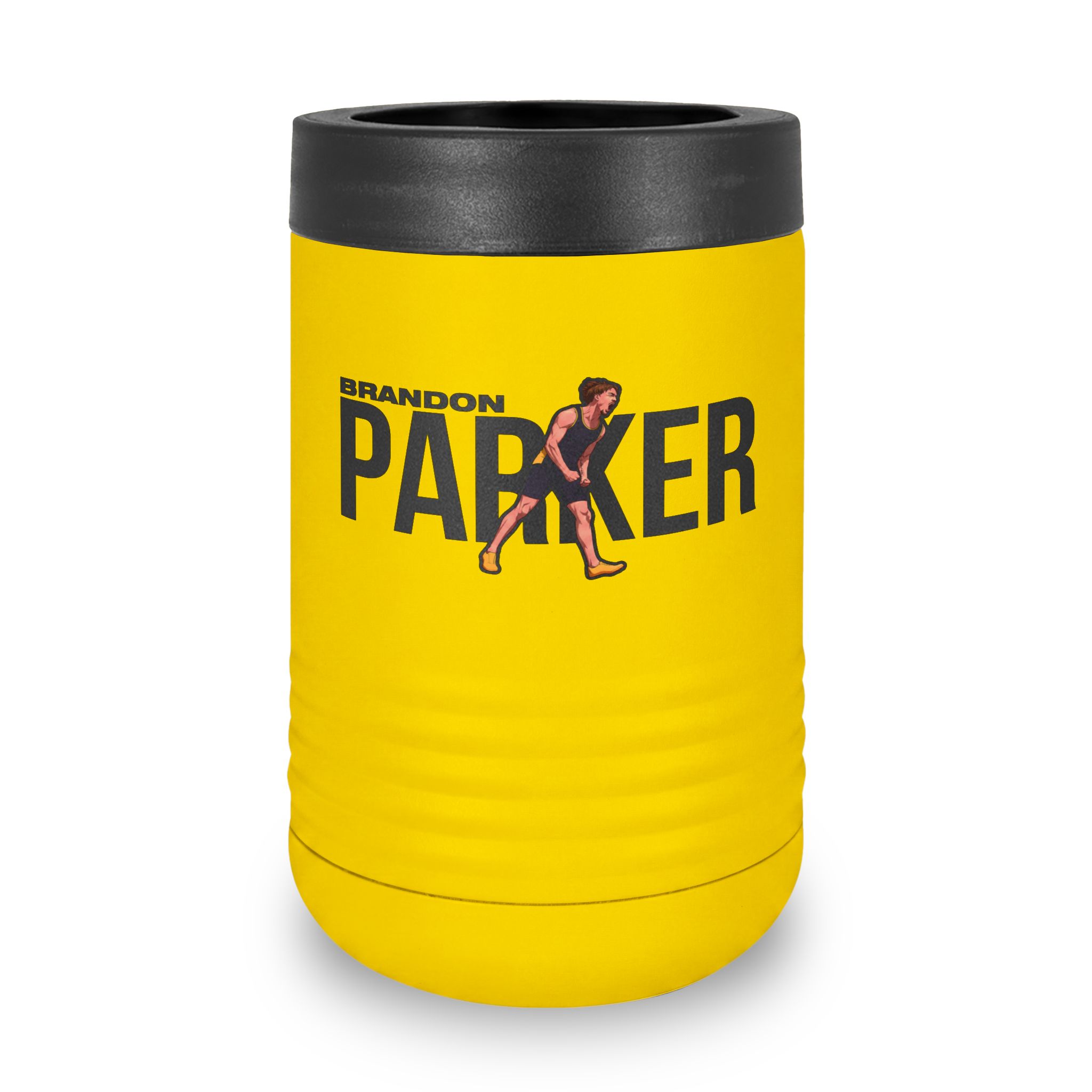 Stainless Can Cooler — character_player_name in Yellow