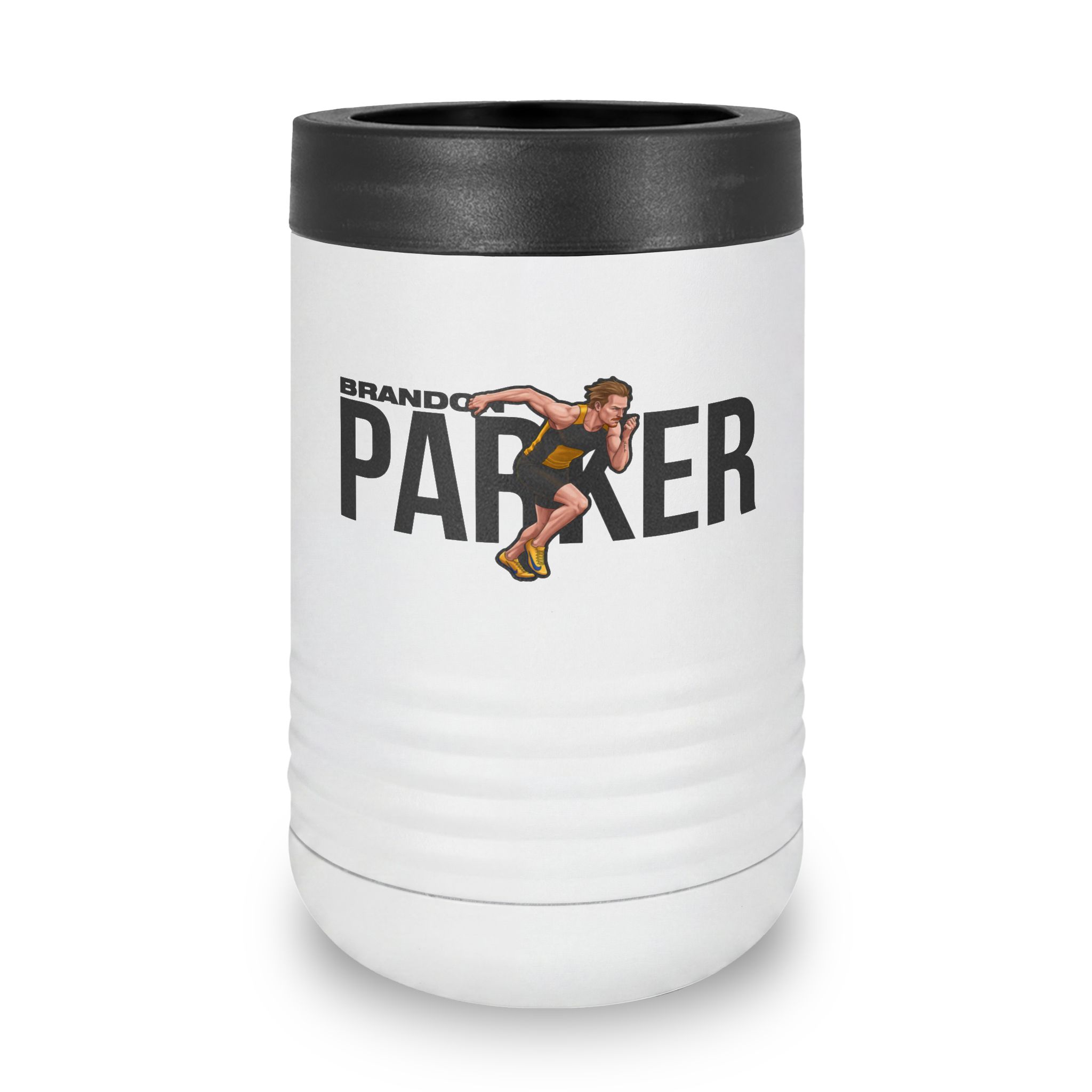 Stainless Can Cooler — character_player_name in White