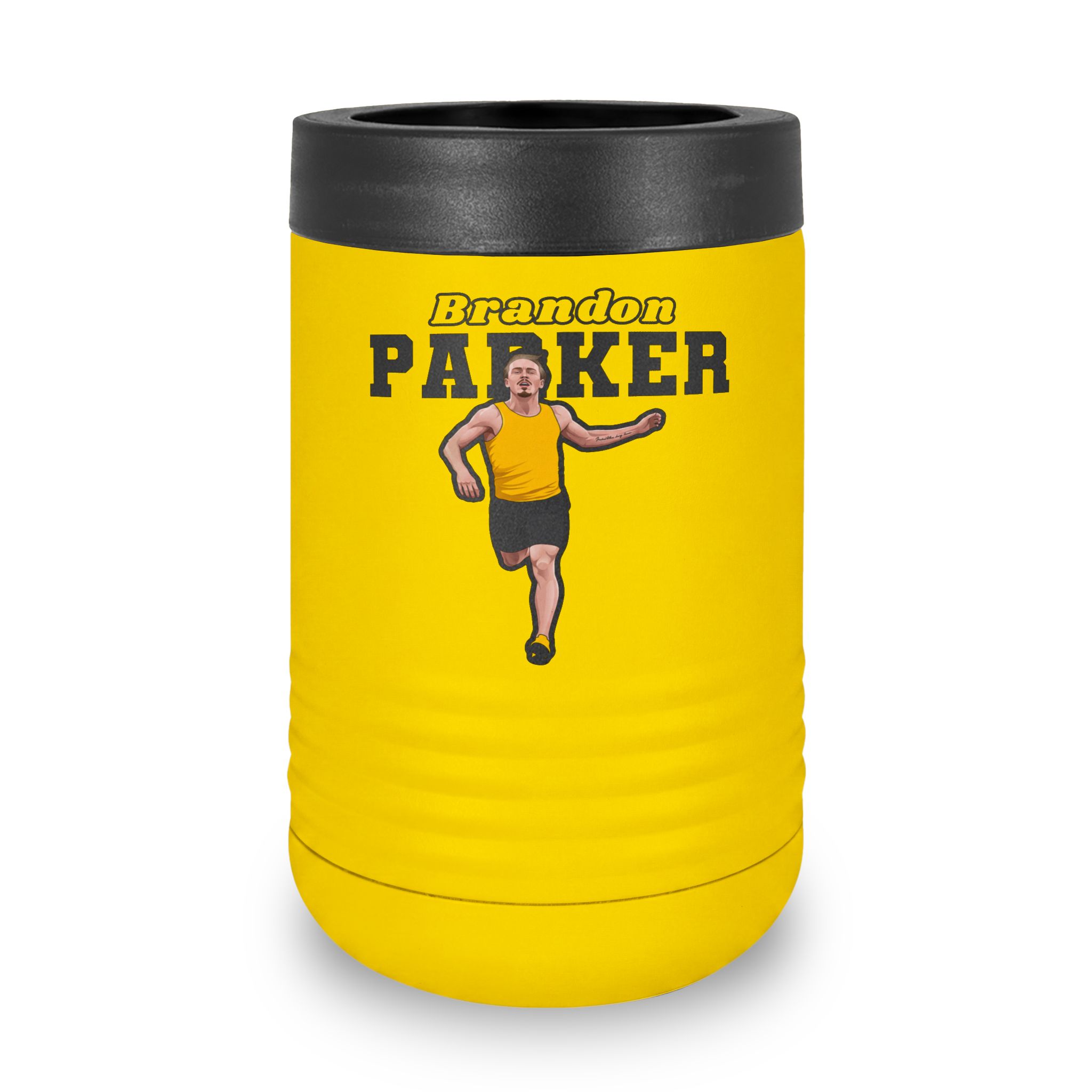 Stainless Can Cooler — character_name_arch in Yellow