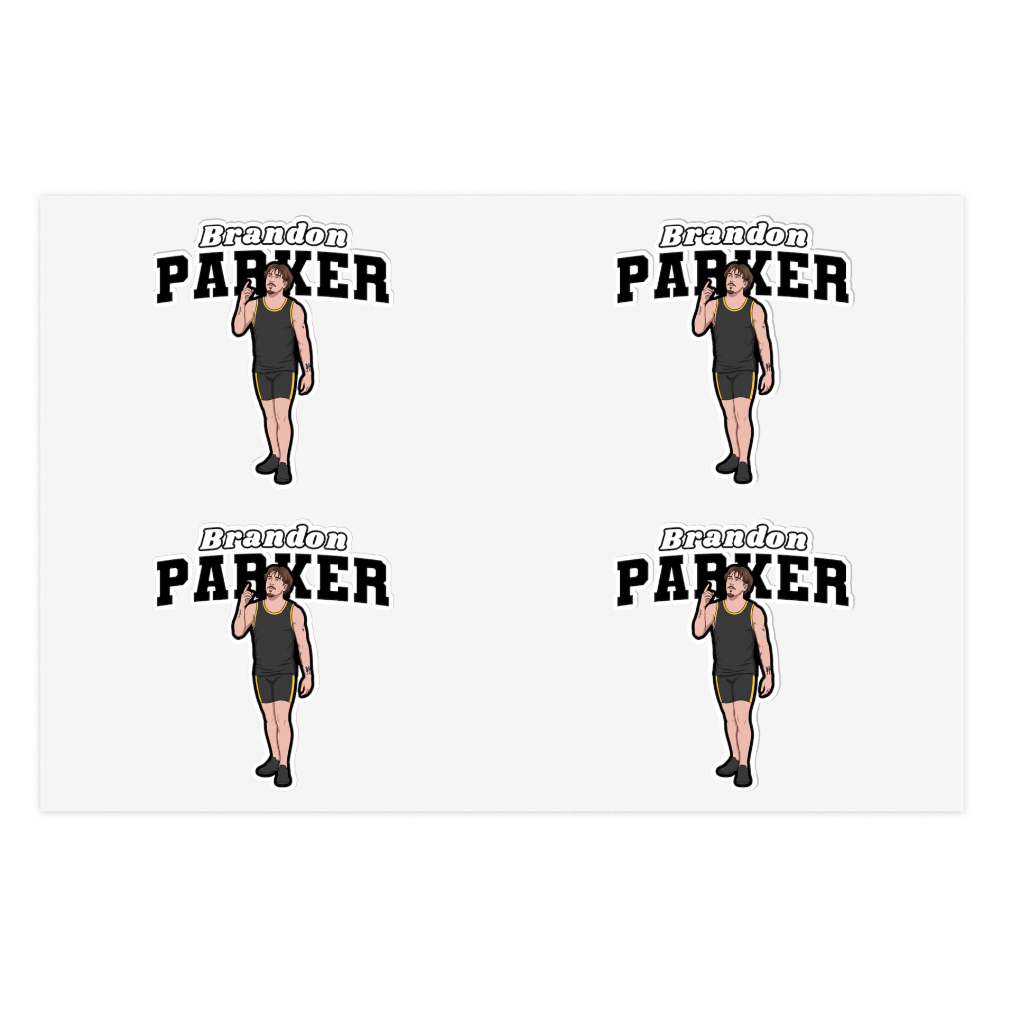 Sticker Sheet — character_name_arch in Classic