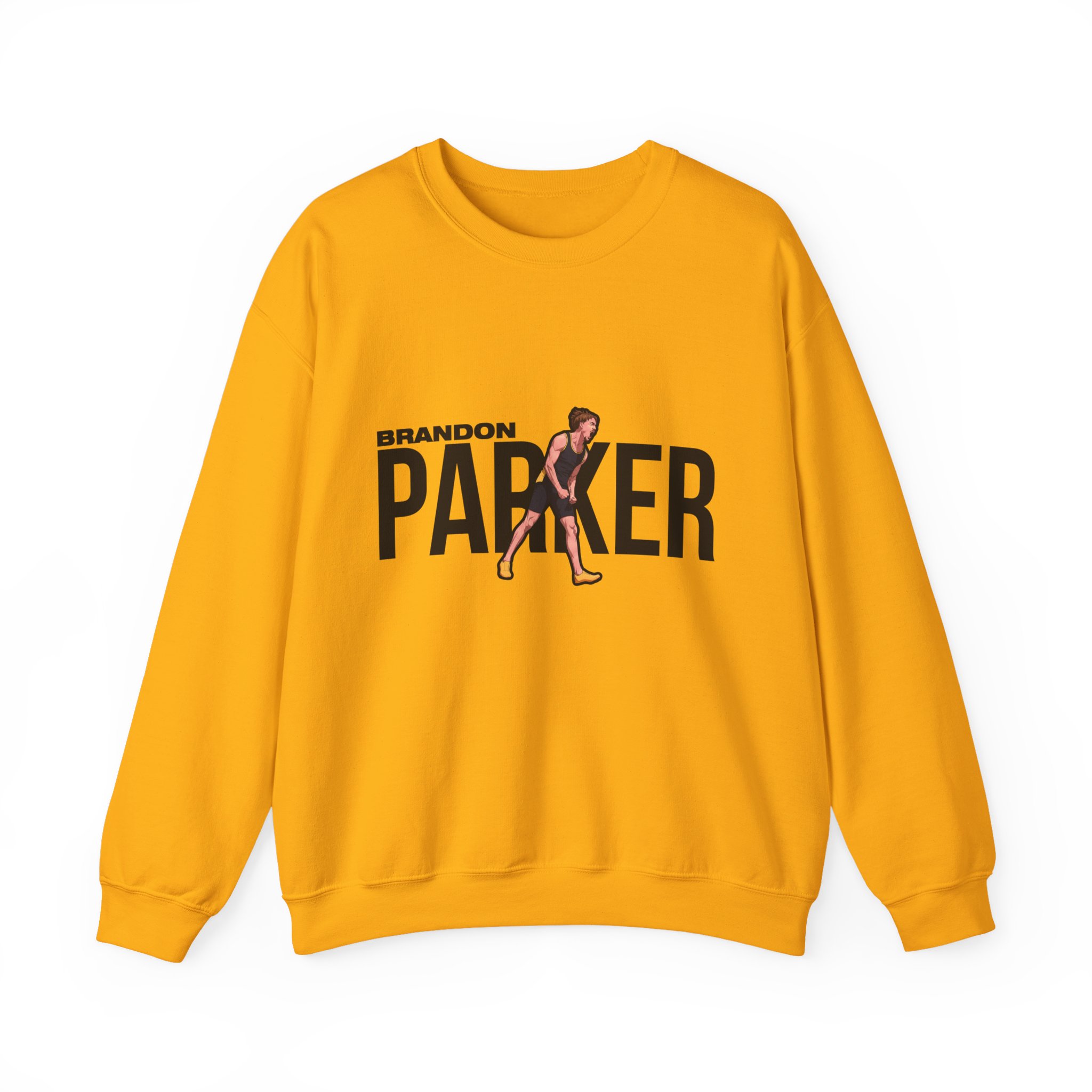 Crewneck Sweatshirt — character_player_name in Gold